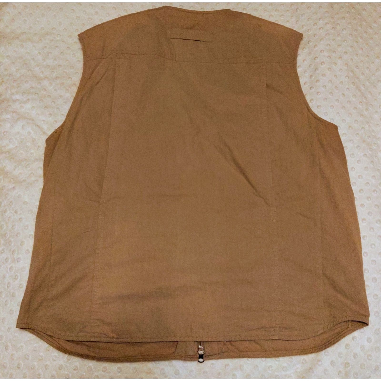 Vintage Duluth Vest Mens L Tall Canvas Nylon Beige Pockets Full Zip Outdoor Workwear Utility Canvas Vest Jacket" Size US L / EU 52-54 / 3 - 6 Thumbnail