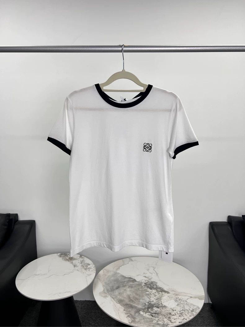 Loewe LOEWE Round collar short sleeves Size S / US 4 / IT 40 - 1 Thumbnail