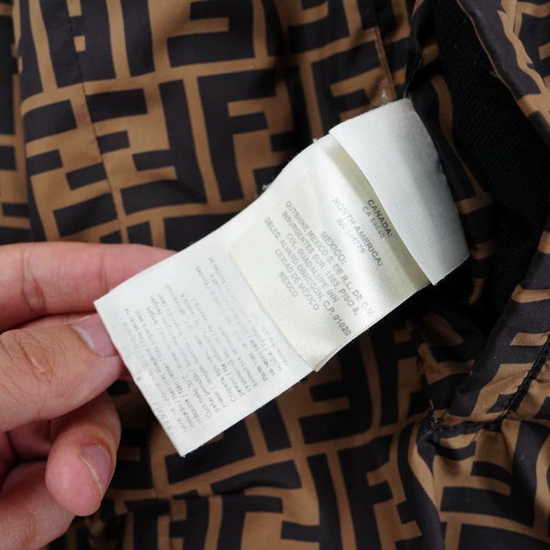 Fendi Fendi Brown Double F Reversible Hooded Jacket Size L / US 10 / IT 46 - 5 Thumbnail