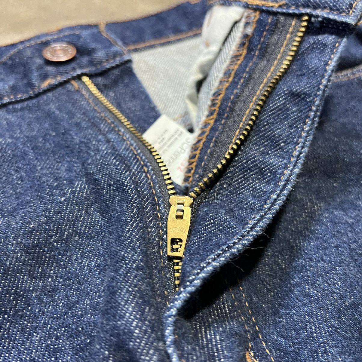 JCPenney Vintage 70s JCPenney Plain Pockets Flare Bootcut Denim Jeans Size US 34 / EU 50 - 11 Thumbnail