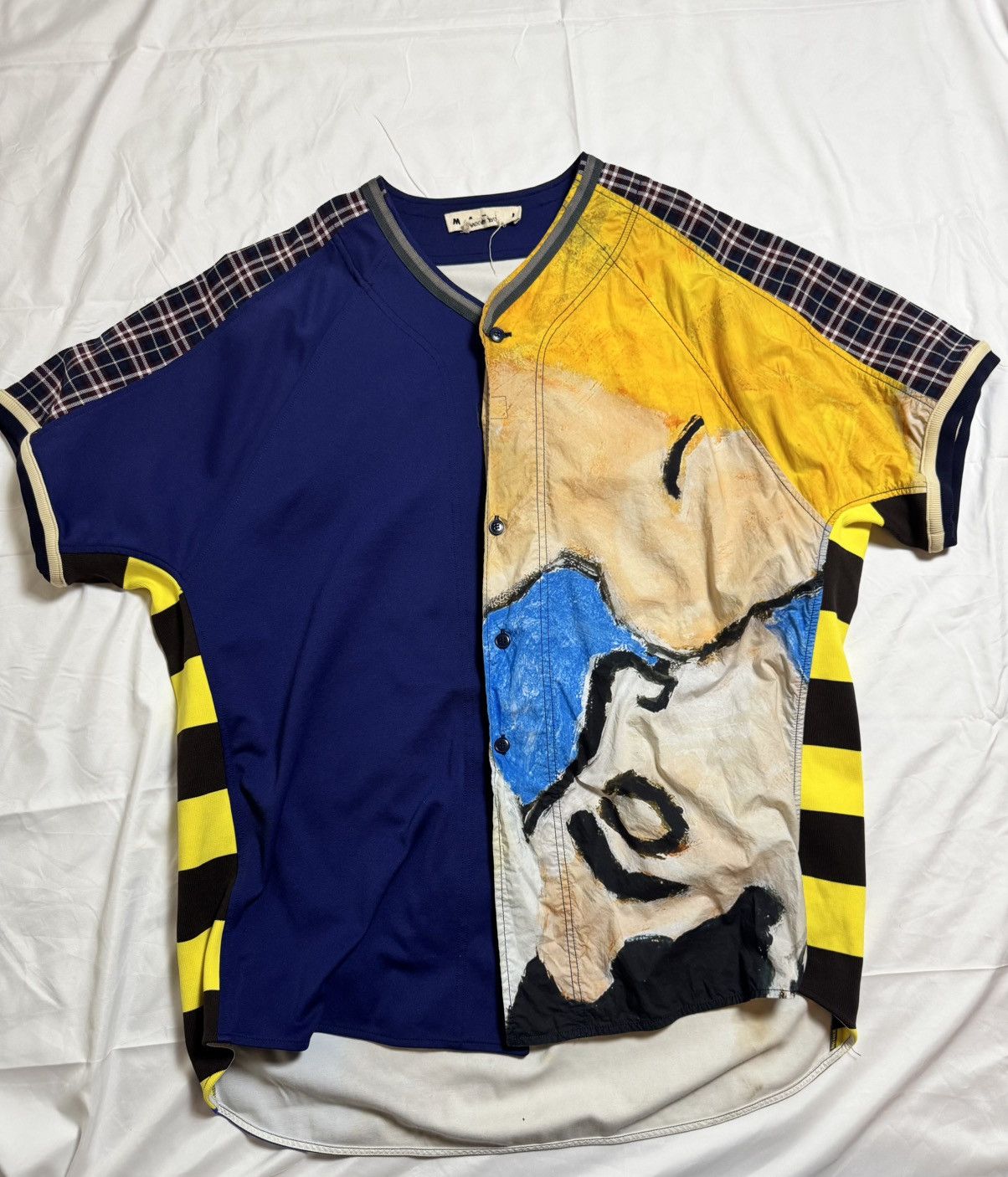 Marni Marni x Florian Hetz & Betsy Patchwork Baseball Shirt S/S19 Size US M / EU 48-50 / 2 - 1 Thumbnail