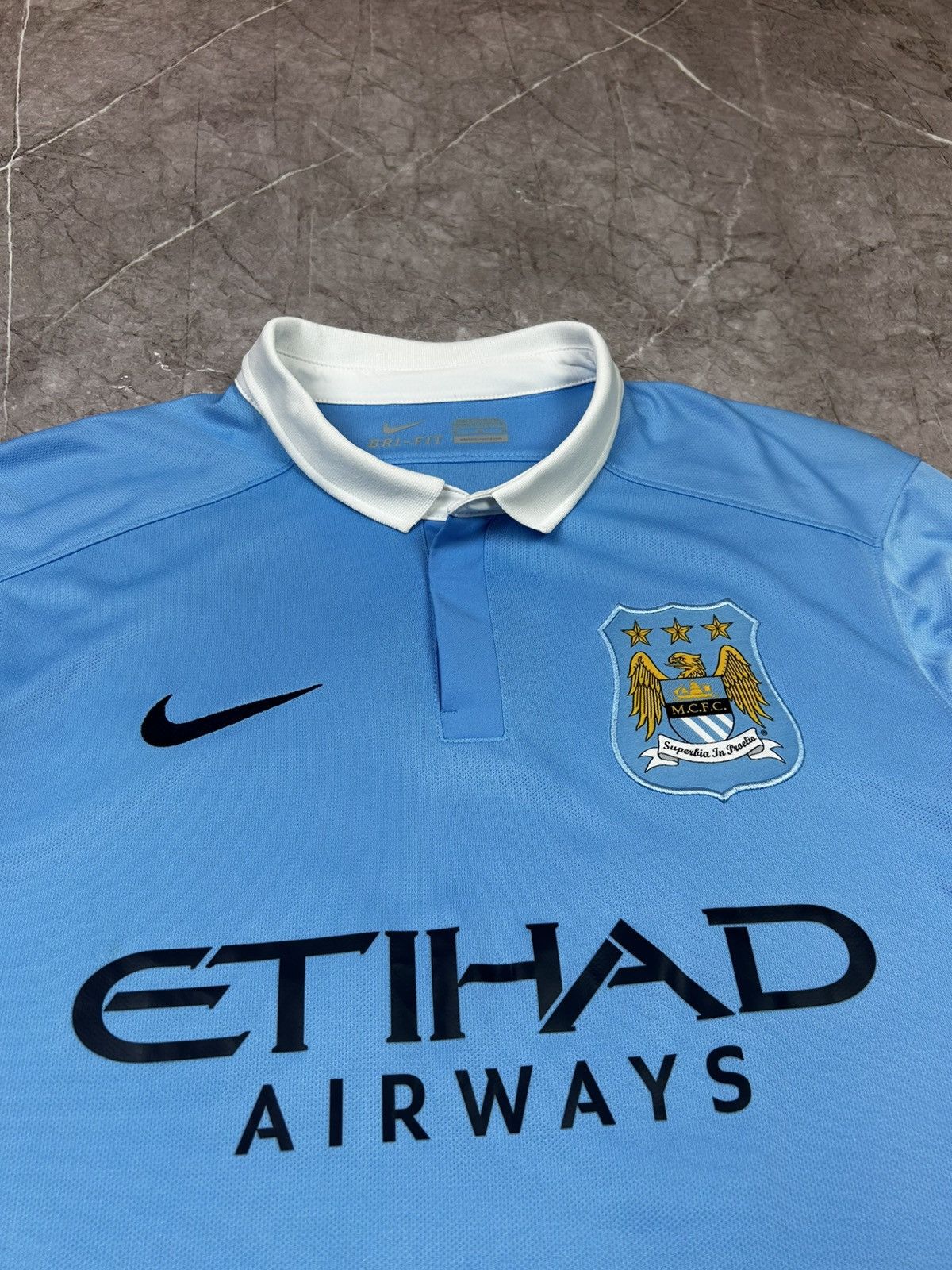 Nike Nike Manchester City De Bruyne 2017/18 home Long Sleeve Size US M / EU 48-50 / 2 - 5 Thumbnail