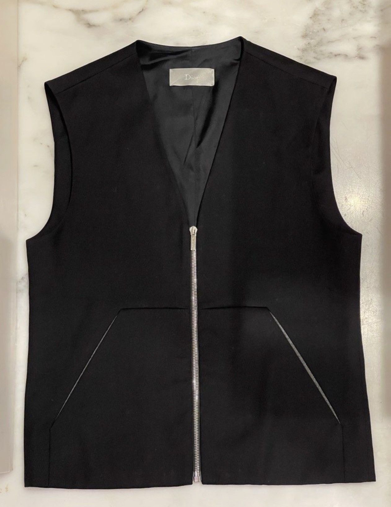 Dior × Kris Van Assche Dior Homme suit vest Size US S / EU 44-46 / 1 - 1 Thumbnail