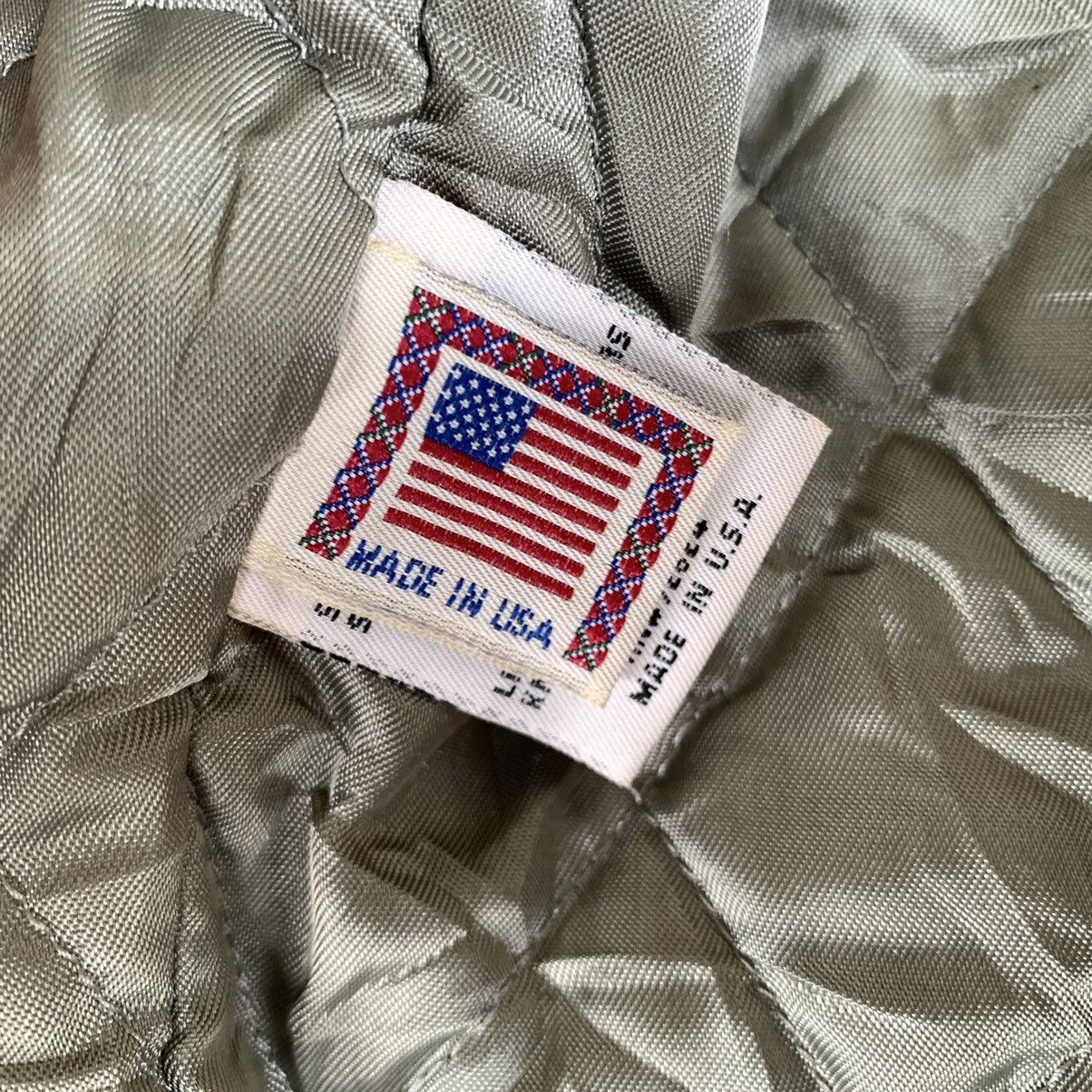 Leather Rare! Vintage 90s Golden Bear Oslo Wool Varsity Jacket Size US S / EU 44-46 / 1 - 14 Thumbnail