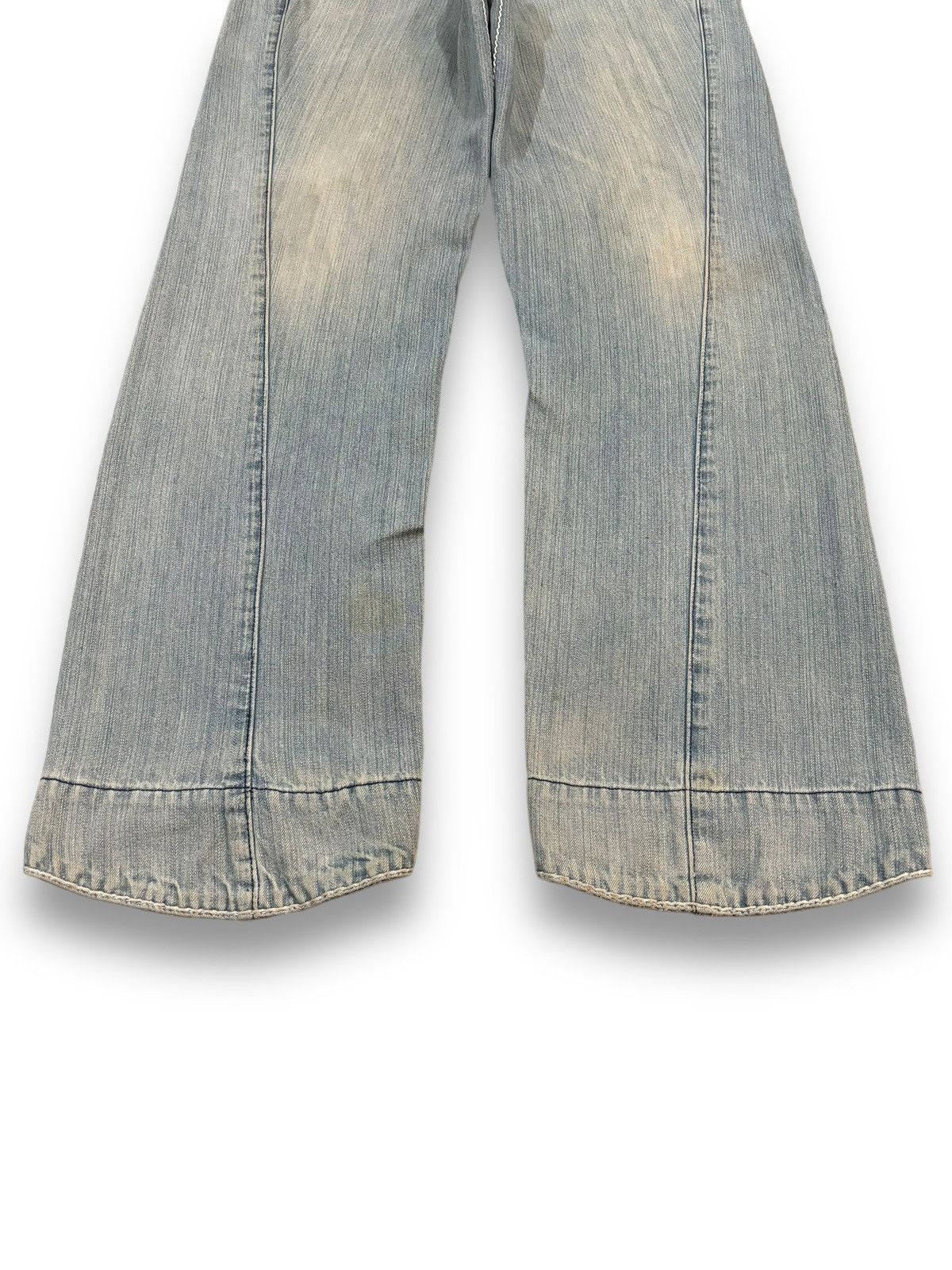 Blue Blue Japan Vintage Japanese Brand Rusty Blue Wash Loose Fit Jeans Size US 30 / EU 46 - 7 Thumbnail