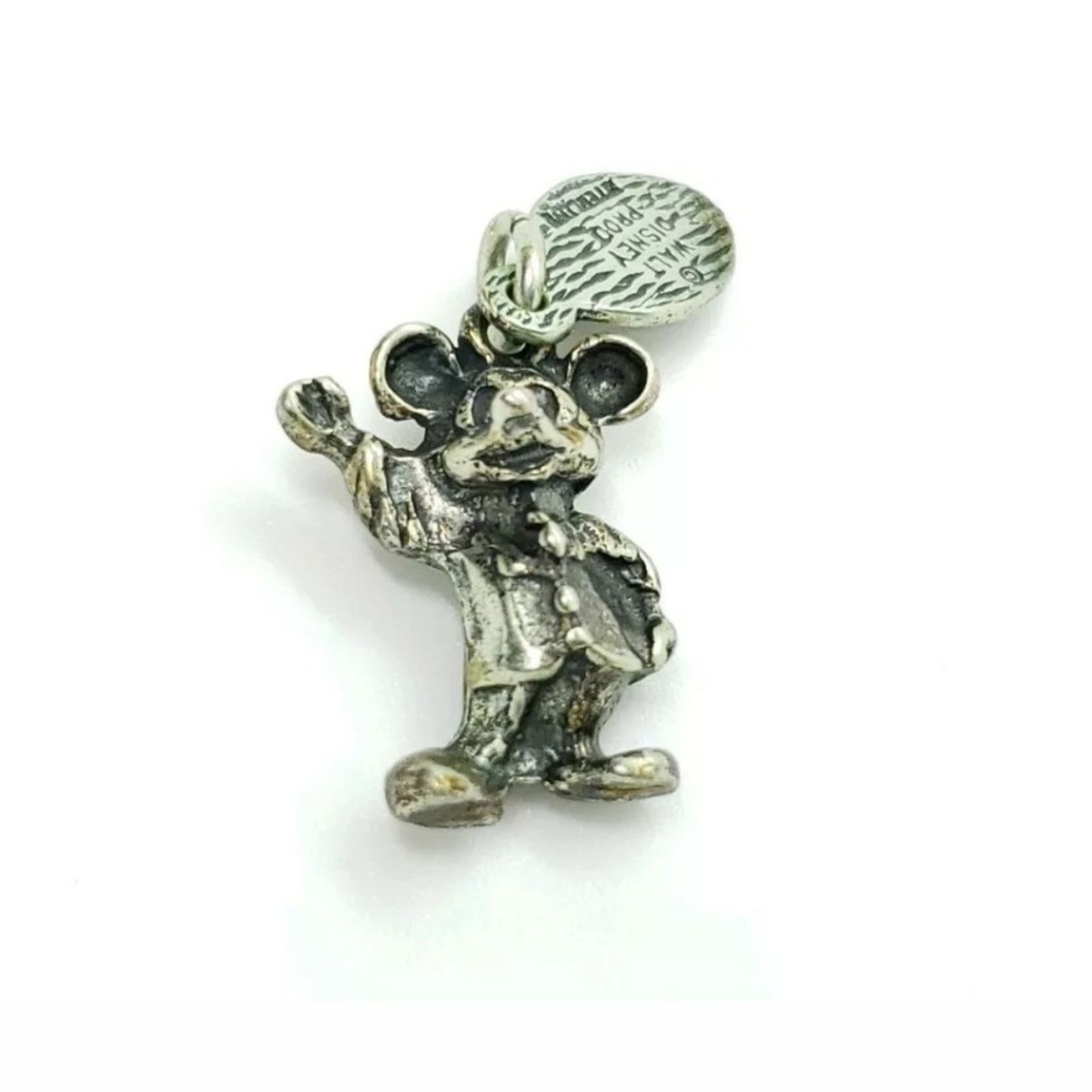 Disney Vintage Sterling Silver 3D Mickey Charm Size ONE SIZE - 1 Thumbnail