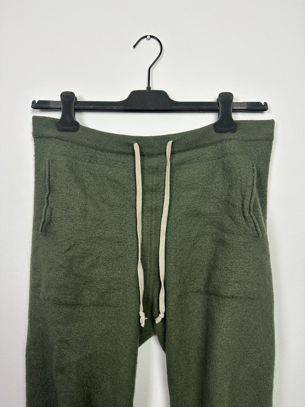 Rick Owens FW21 ‘GETHSEMANE’ Boiled Cashmere Cropped Pants Size US 31 - 2 Thumbnail