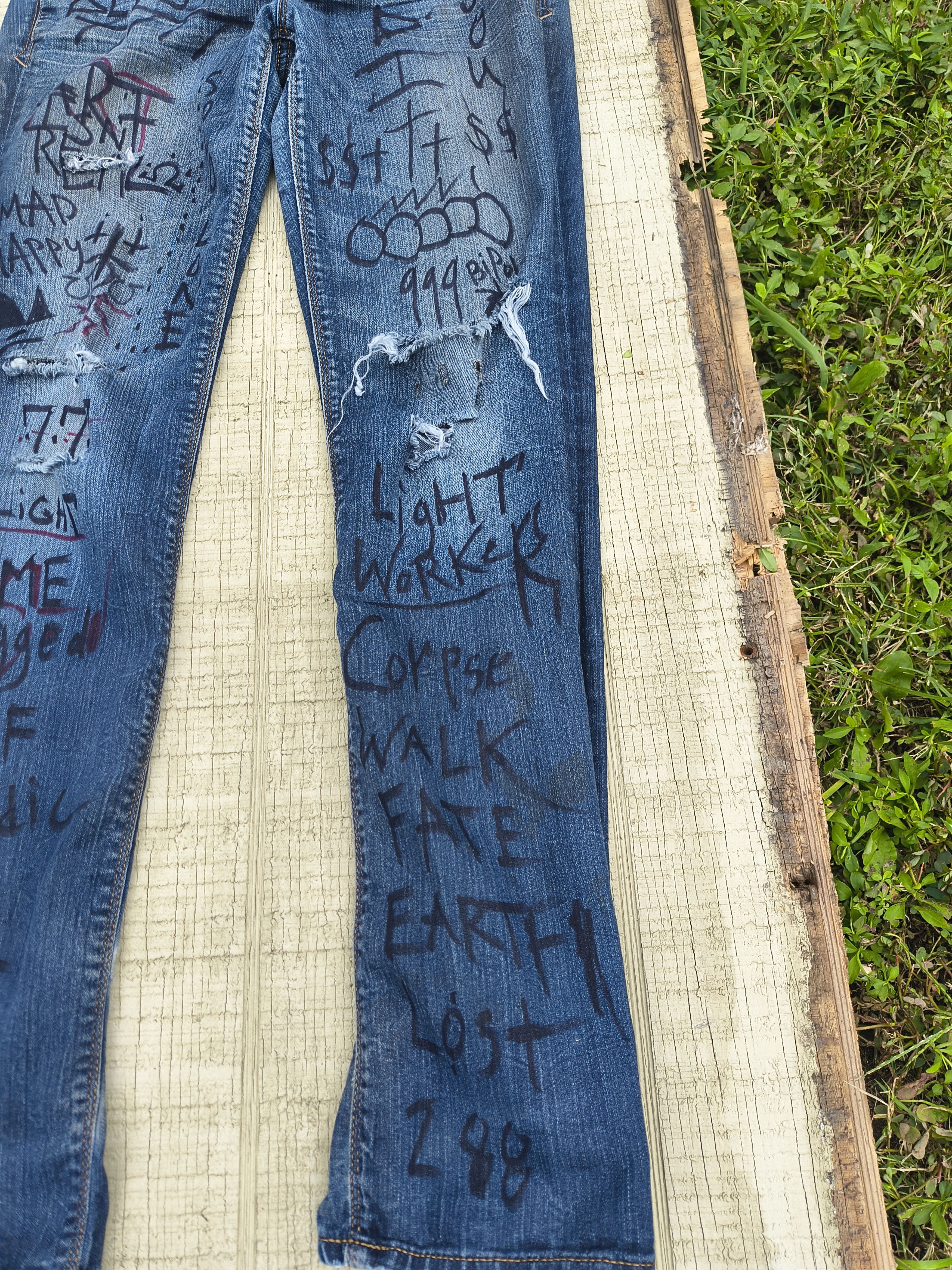 Other Jeans 32/30 Custom | Omega Ware | 1/1 | No reproduction Size US 32 / EU 48 - 1 Thumbnail