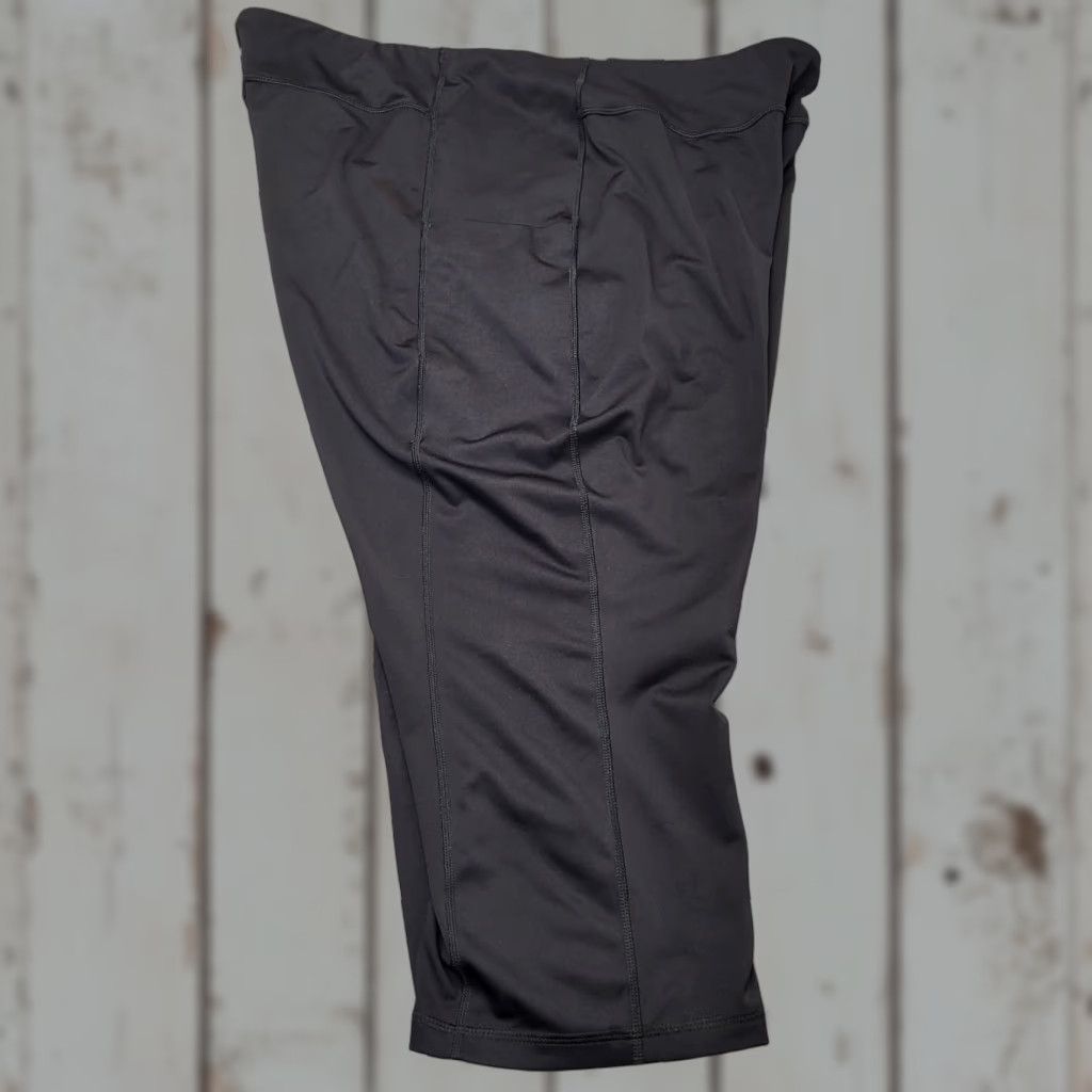 Tek Gear VINTAGE Tek Gear Leggings Womens 3X Black Workout Pocket Ultrastretch Compression Size 40" / US 18 - 1 Thumbnail