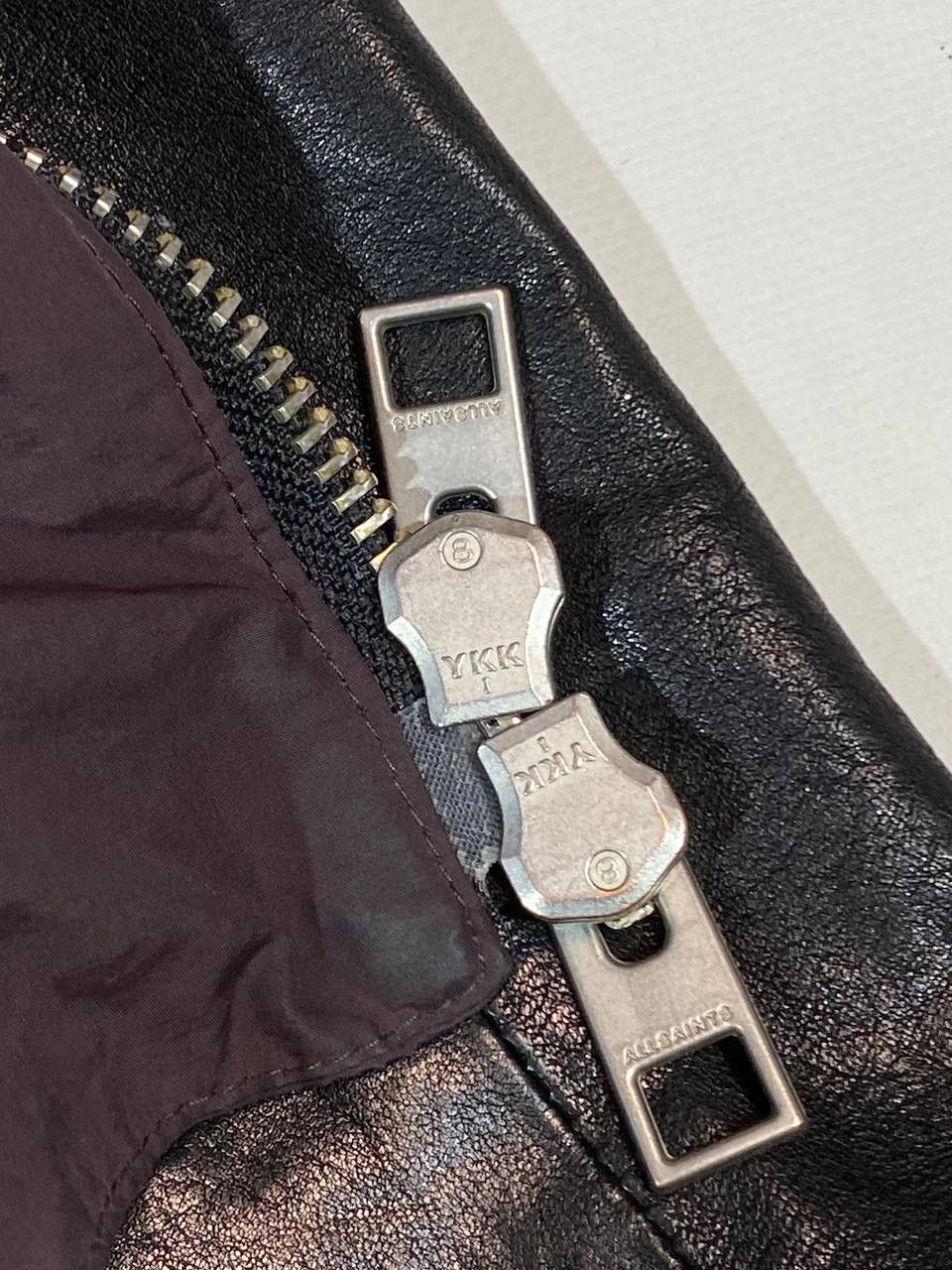 Allsaints Allsaints Men Bomber Leather Jacket Size US S / EU 44-46 / 1 - 13 Thumbnail