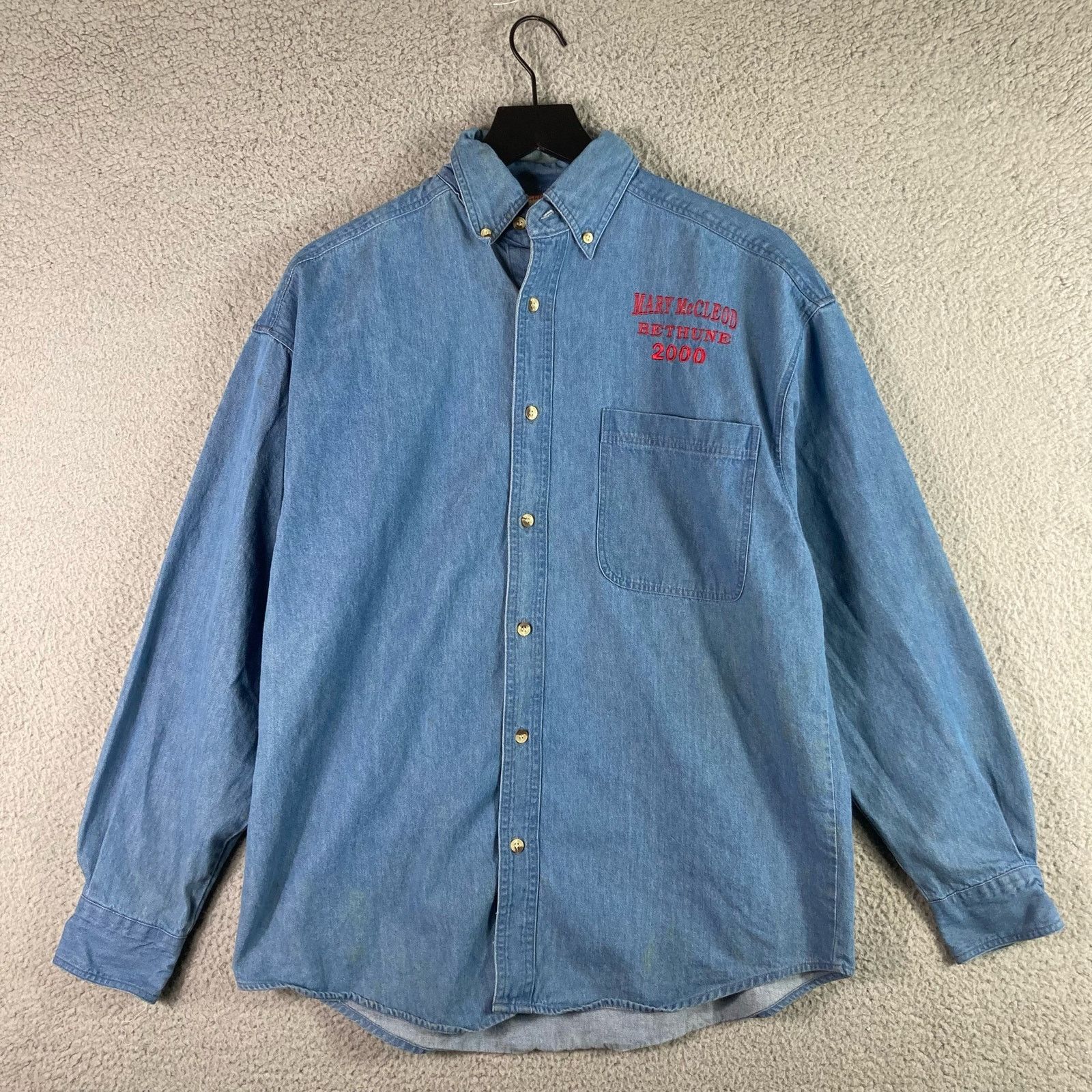 Vintage Bethune Cookman College Vintage Shirt 2000 Mens Small Blue Size US S / EU 44-46 / 1 - 1 Thumbnail