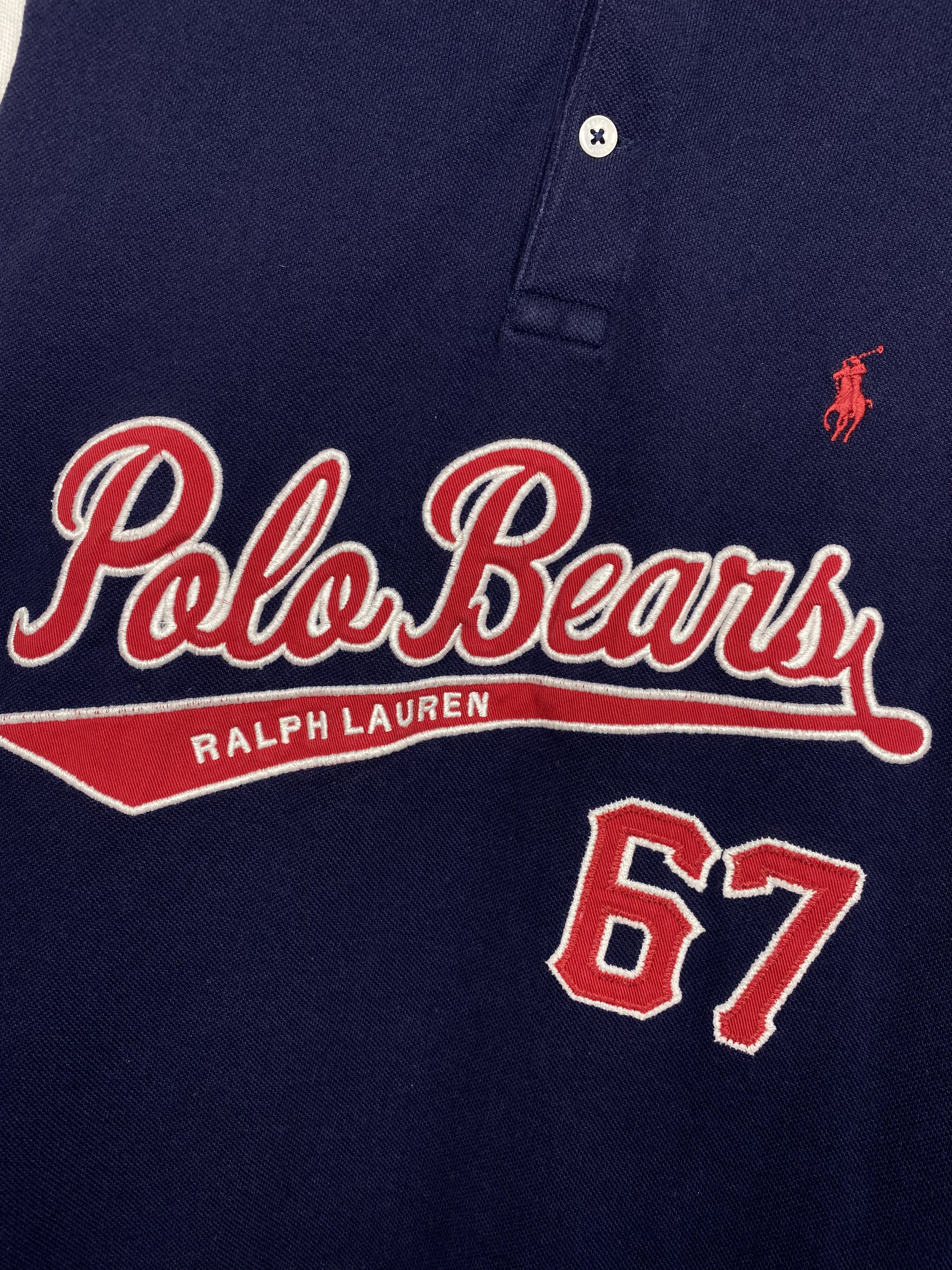 Polo Ralph Lauren × Ralph Lauren × Vintage Polo Ralph Lauren Bears Polo Big Logo Polo Shirt Y2K Size US S / EU 44-46 / 1 - 3 Thumbnail