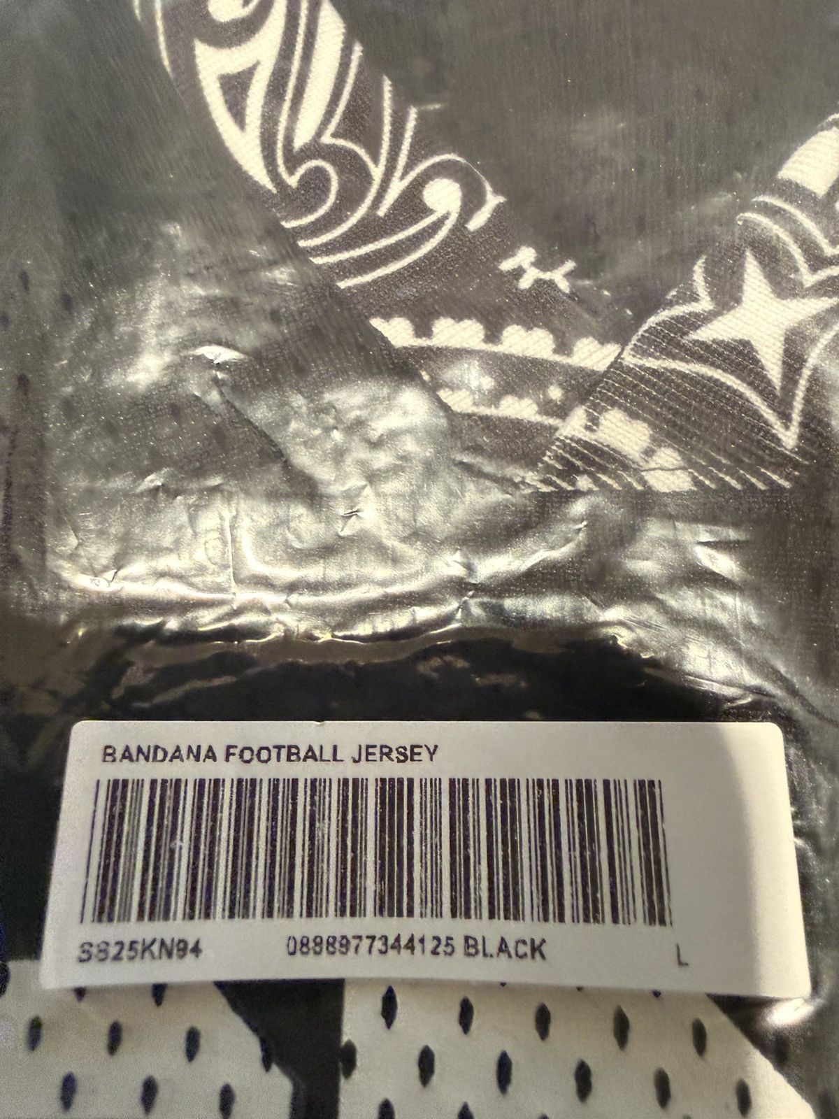 Supreme Supreme Bandana Football Jersey Black Size Large Size US L / EU 52-54 / 3 - 3 Thumbnail