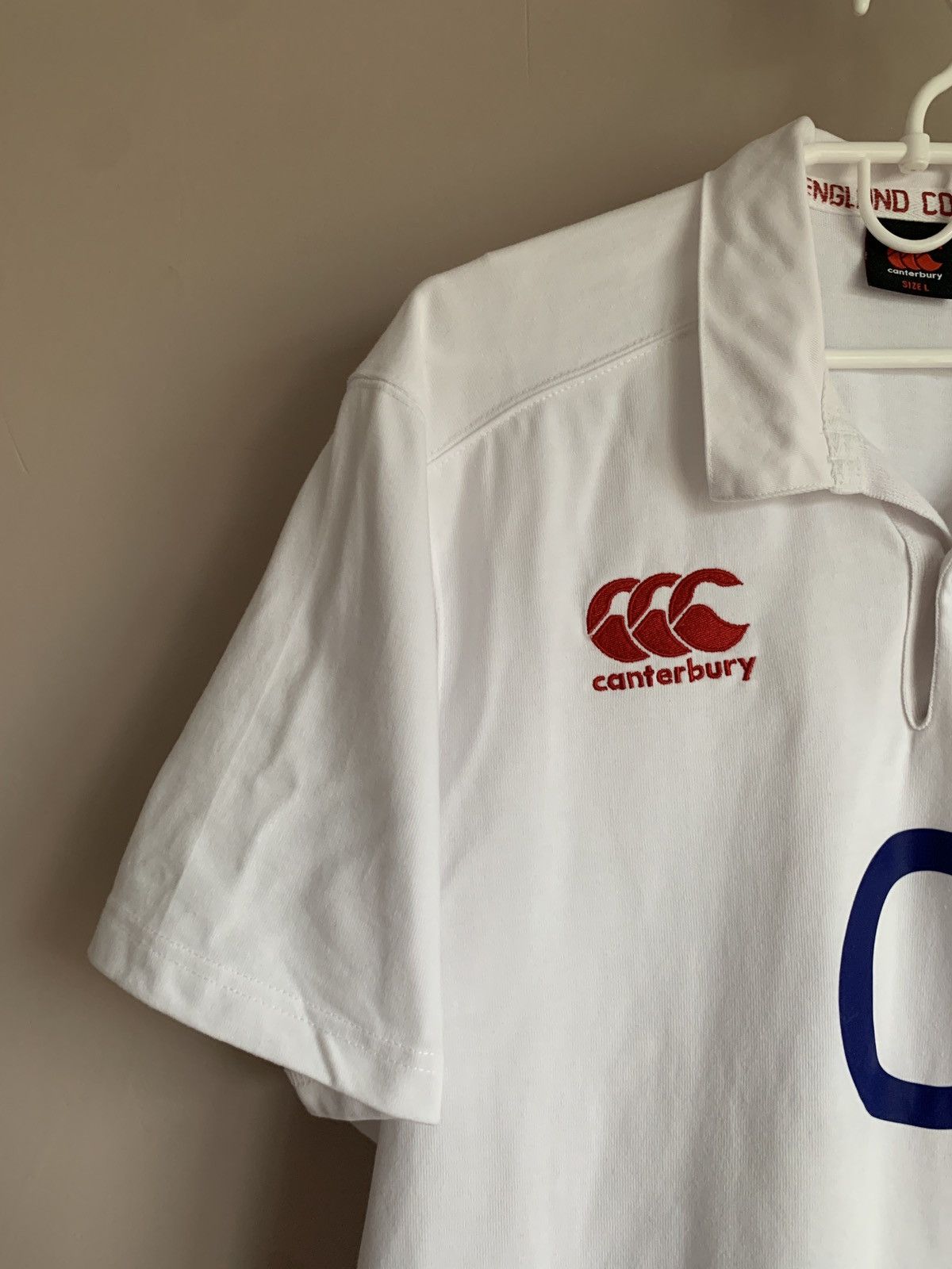 Canterbury of New Zealand England 2015 World Cup Rugby Union Shirt Canterbury Jersey L Size US L / EU 52-54 / 3 - 3 Thumbnail