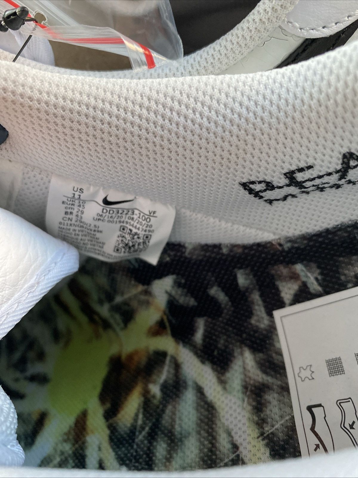 Nike × peaceminusone Nike Air Force 1 G-Dragon Peaceminusone Para-Noise 2.0 Size US 11 / EU 44 - 8 Thumbnail