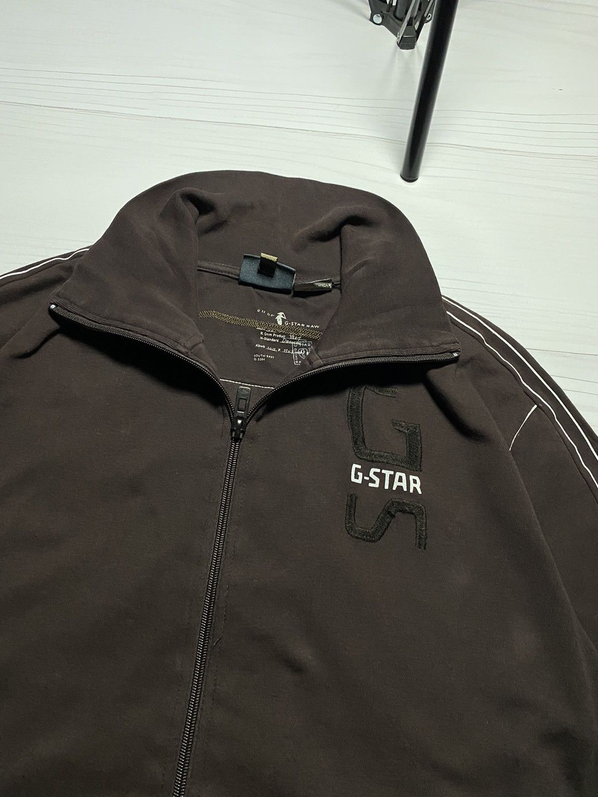 G-Star Vintage G Star Raw faded brown y2k zip sweatshirt Size US L / EU 52-54 / 3 - 8 Thumbnail