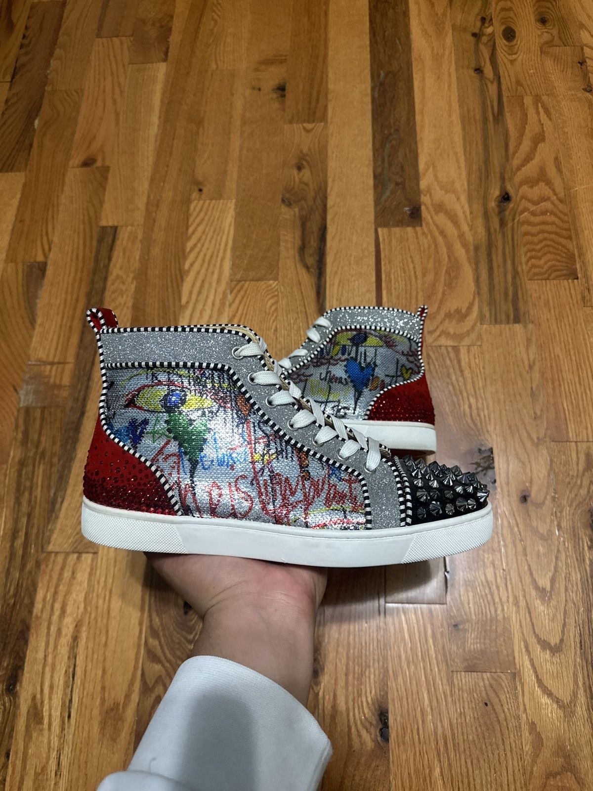Louboutin graffiti shoes sale