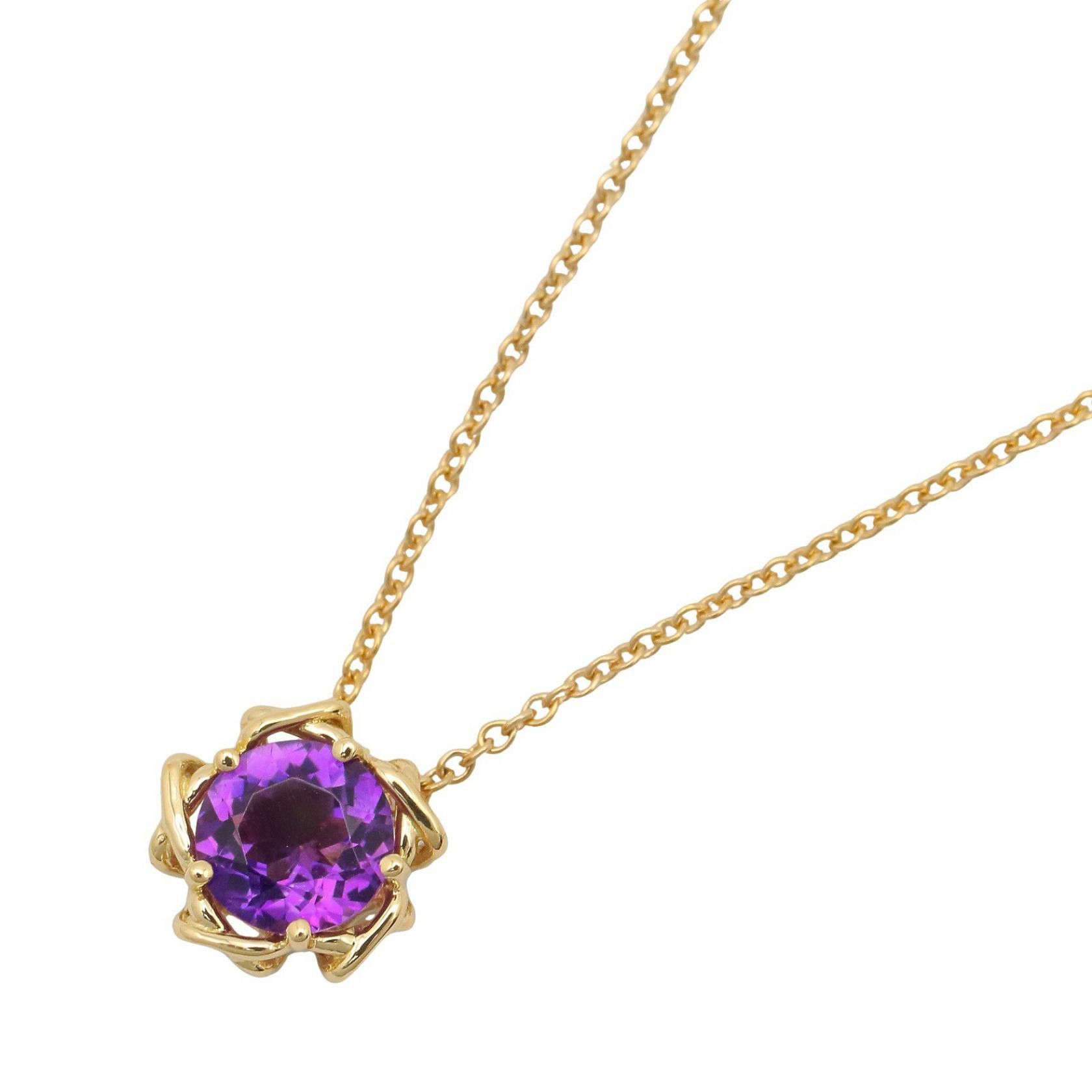 Tiffany & Co. Tiffany & Co. Tiffany＆Co. Au750 Amethyst Necklace Precious Metal Necklace DUTY FREE for USA Size ONE SIZE - 1 Thumbnail