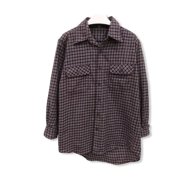Vintage Vintage Flash Plaid Tartan Flannel Shirt 👕 Size US S / EU 44-46 / 1 - 1 Thumbnail