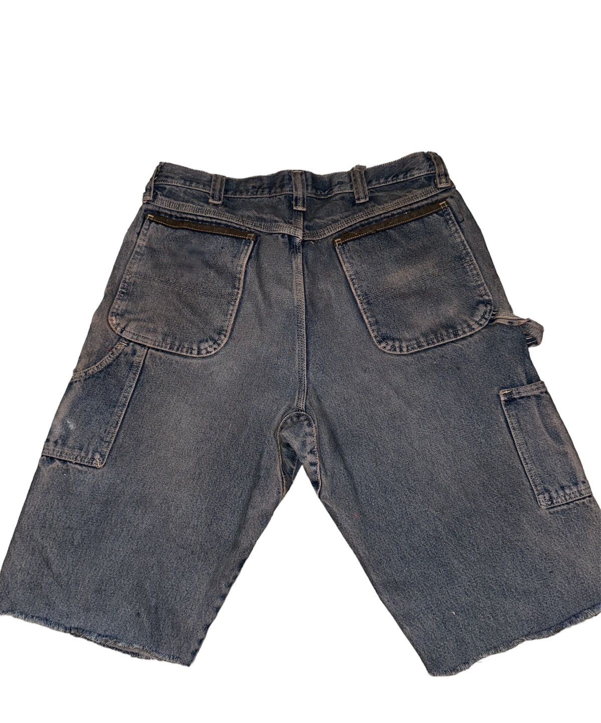 Other Custom diamond denim shorts brown washed Size US 35 - 2 Thumbnail
