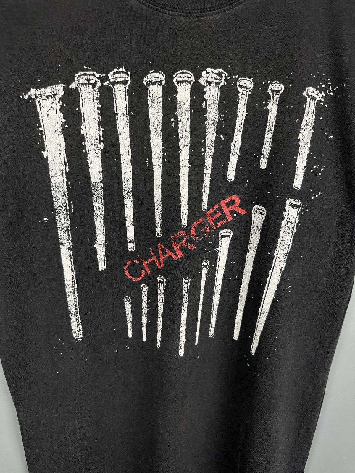 Band Tees 90s Vintage Charger Metal Nine Inch Nails Style T shirt Tee Size US M / EU 48-50 / 2 - 3 Thumbnail