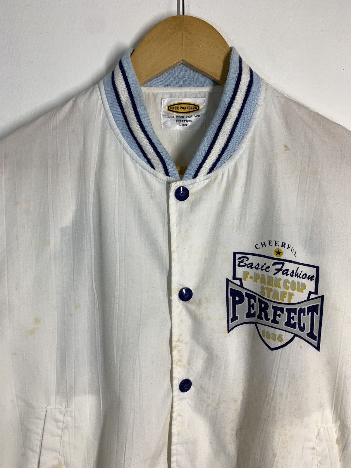 Japanese Brand × Vintage Vintage Japanese Brand Varsity Bomber Jacket Size US L / EU 52-54 / 3 - 3 Thumbnail