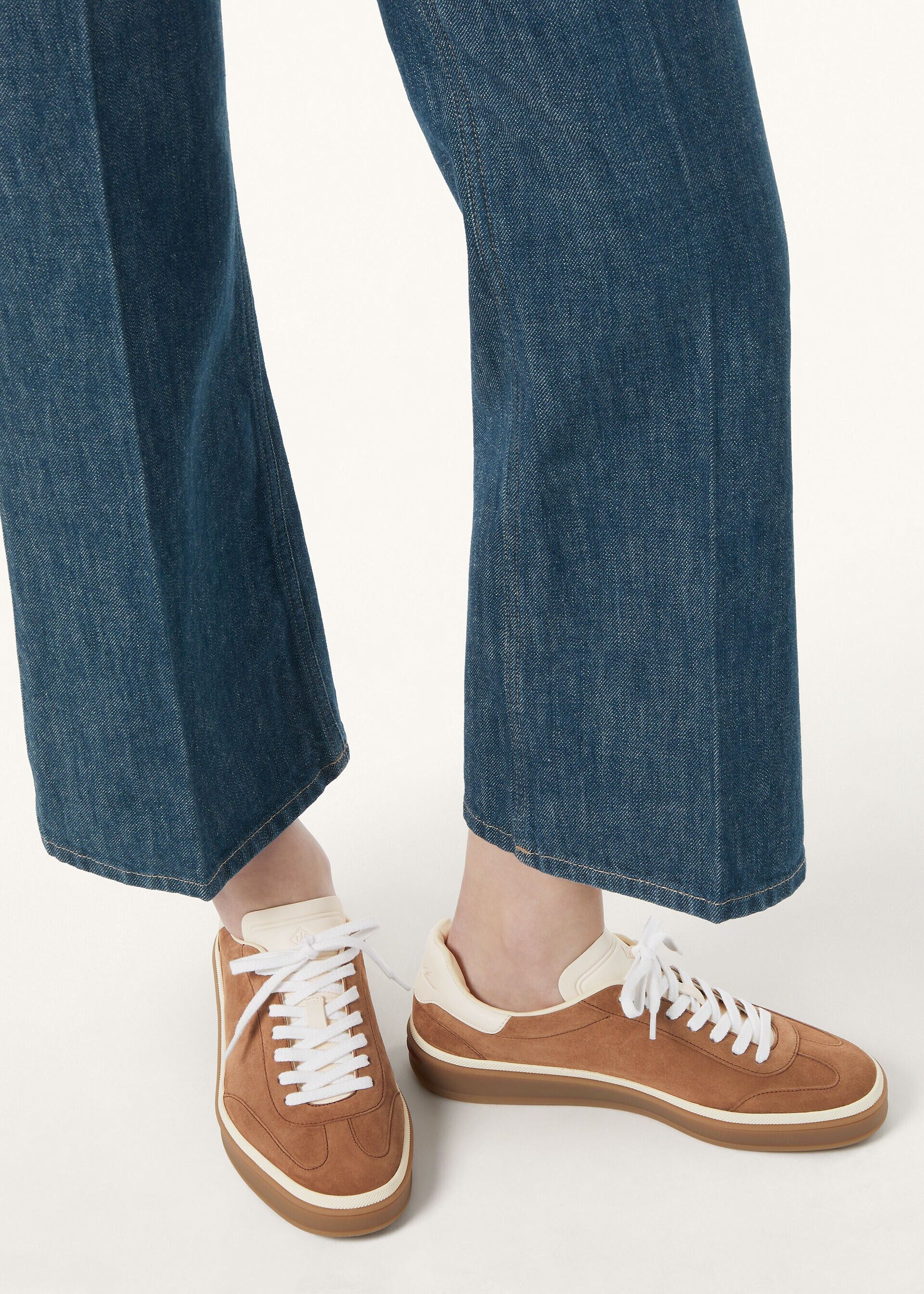 Loro Piana os11x0326 FSW0083 Tennis Walk Sneakers in Vicuna Size US 8 / IT 38 - 2 Thumbnail