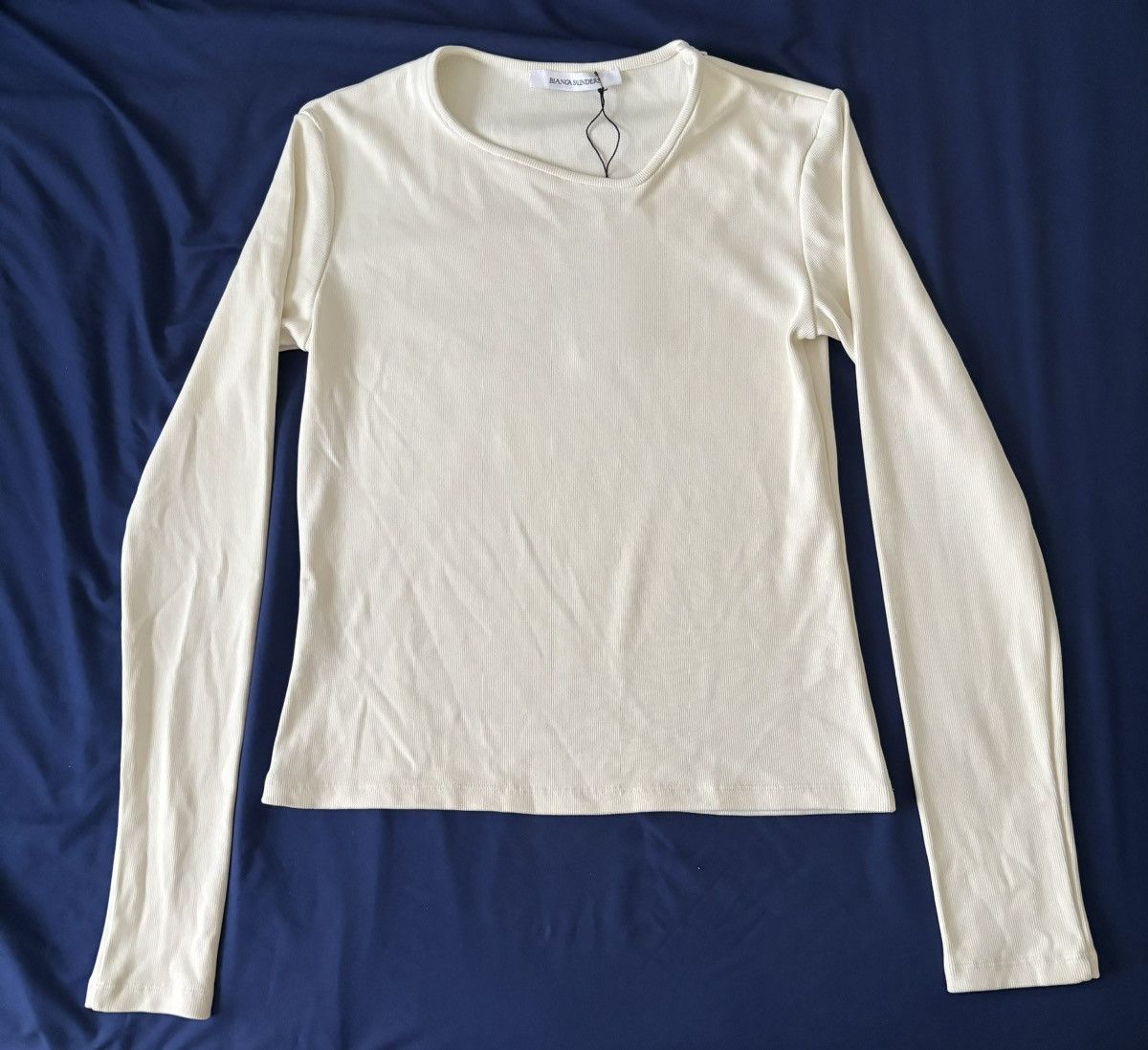 image of Bianca Saunders Y Neck Long Sleeve in Beige, Men's (Size Small)