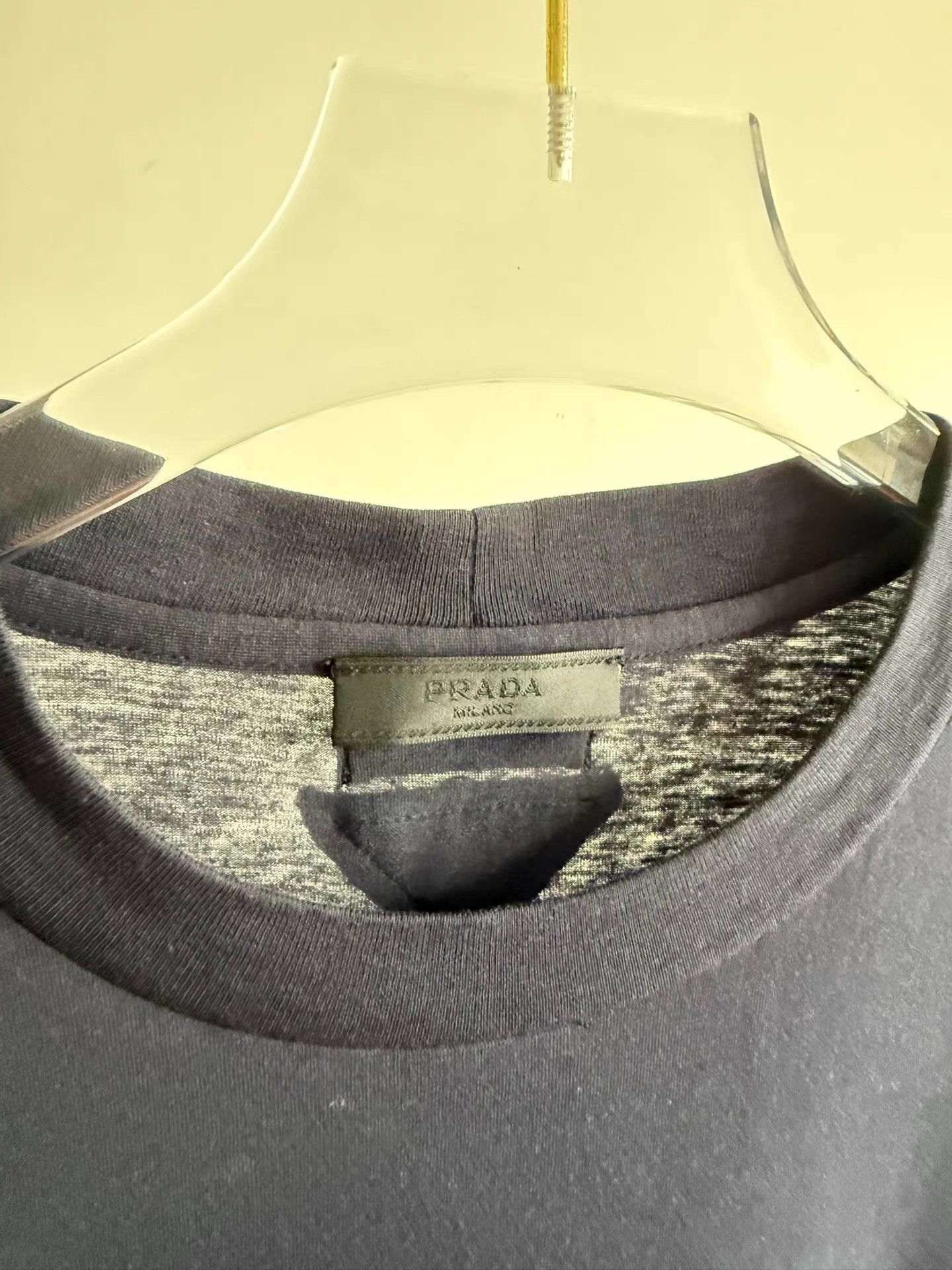 Prada Prada Paneled Short Sleeve Shirt Q17 Size US S / EU 44-46 / 1 - 3 Thumbnail