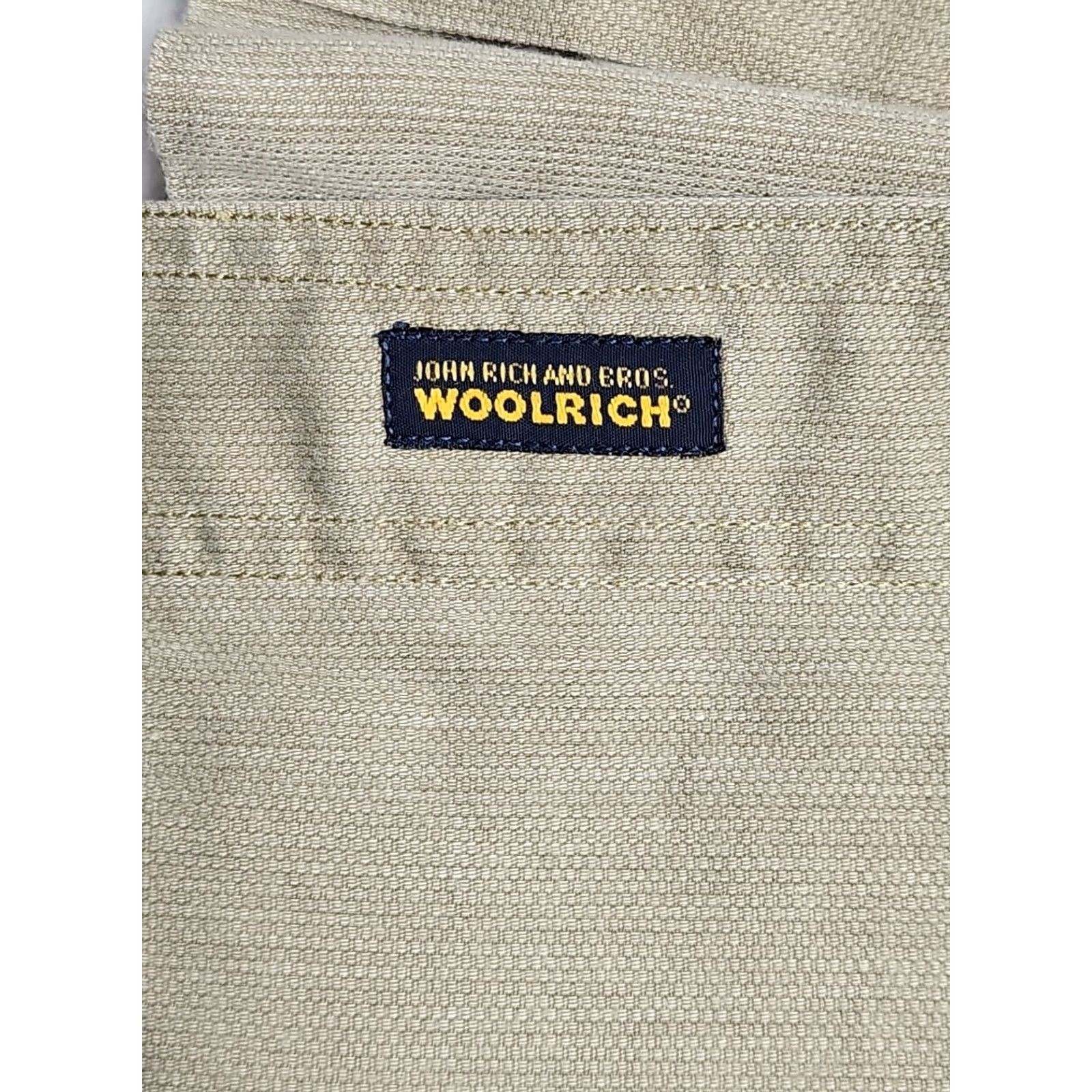 Vintage Woolrich Shirt Mens M Short Sleeve Button Up Outdoor Khaki Cotton Utility Size US M / EU 48-50 / 2 - 5 Thumbnail