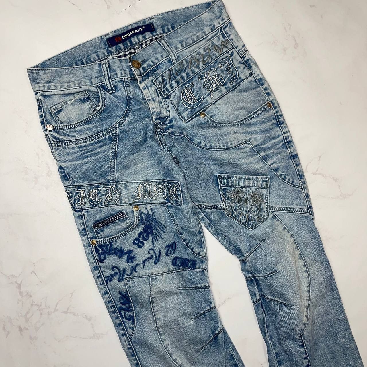 Japanese Brand Cipo & Baxx Vintage Jeans 32/32 Size Size US 32 / EU 48 - 2 Thumbnail