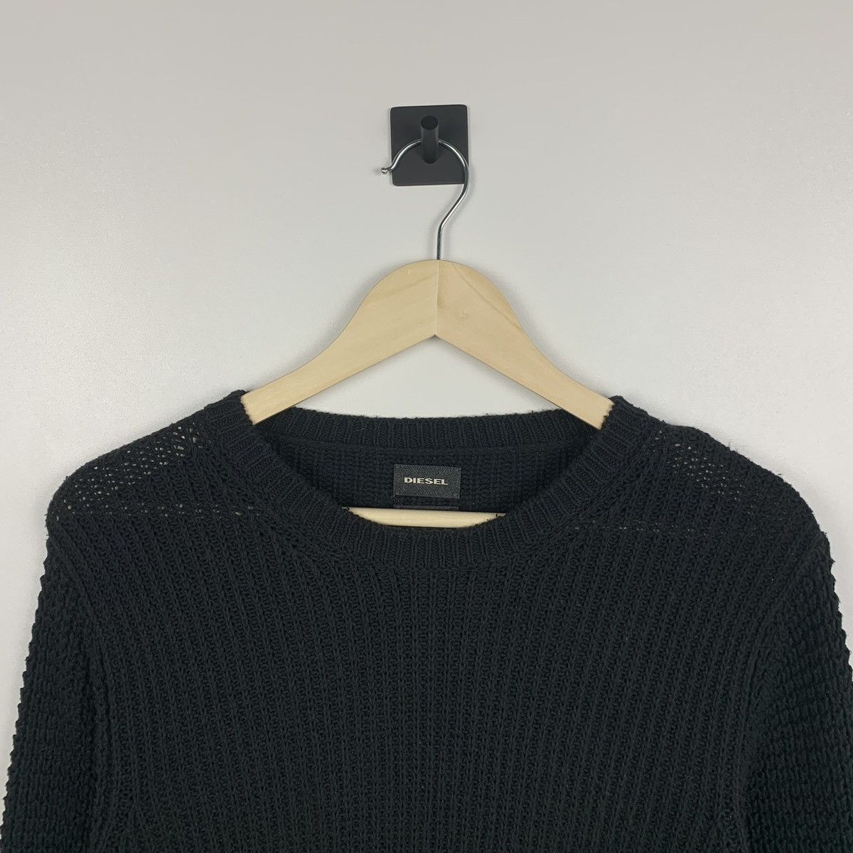 Diesel Men’s Diesel Chunky Knit Sweater Y2K Designer Streetwear Size US L / EU 52-54 / 3 - 6 Thumbnail