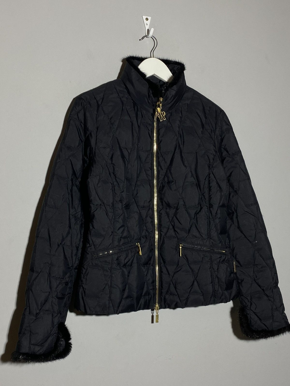 Moncler Moncler Down Filled Monogram Jacket with Fur Details Size S / US 4 / IT 40 - 3 Thumbnail