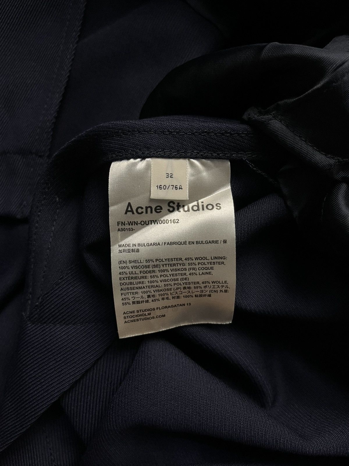 Acne Studios Acne Studios Olwen Twill Trench Coat Size XXS / US 00 / IT 34 - 6 Thumbnail
