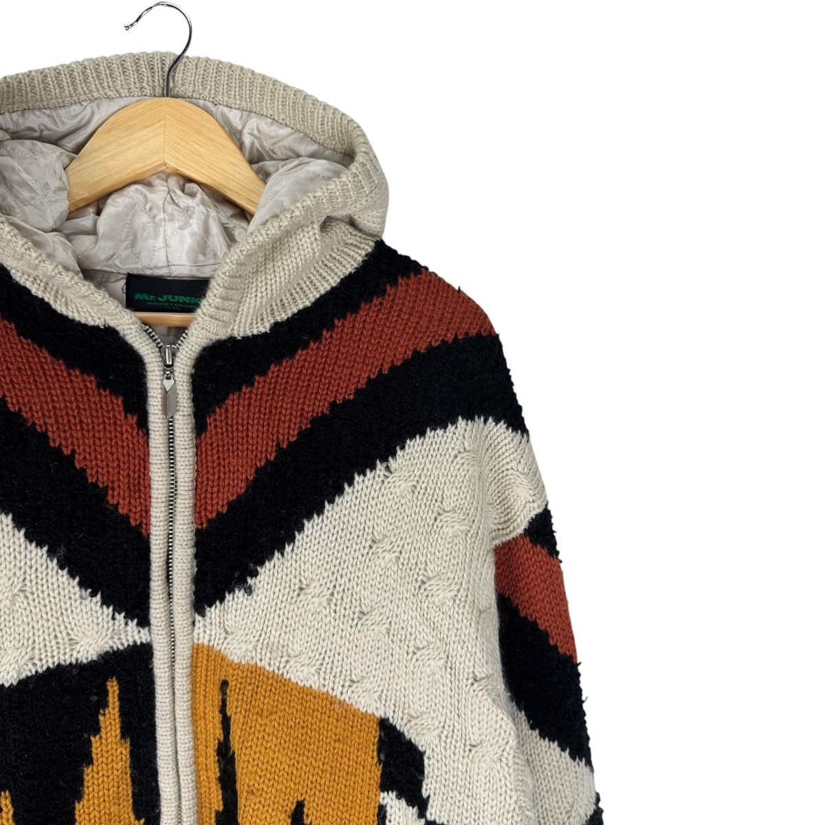 Mr. Junko ☀️MR JUNKO KOSHINO HOODIE WOOL JACKET Size US L / EU 52-54 / 3 - 4 Thumbnail