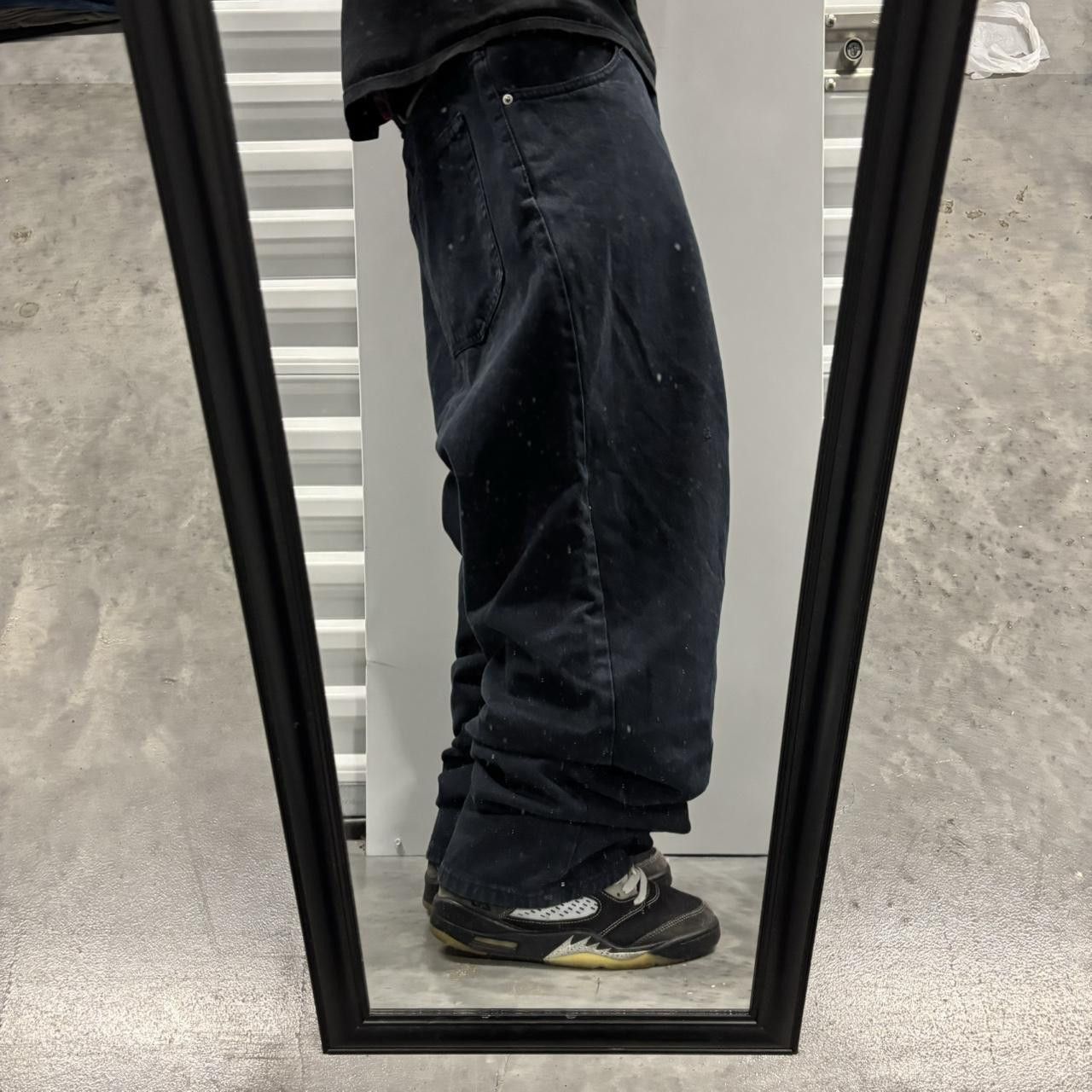 Calvin Klein × Vintage Crazy Vintage Y2K/2000s Baggy Dark Navy Blue Calvin Klein Skater Denim Jeans! Size US 40 / EU 56 - 2 Thumbnail