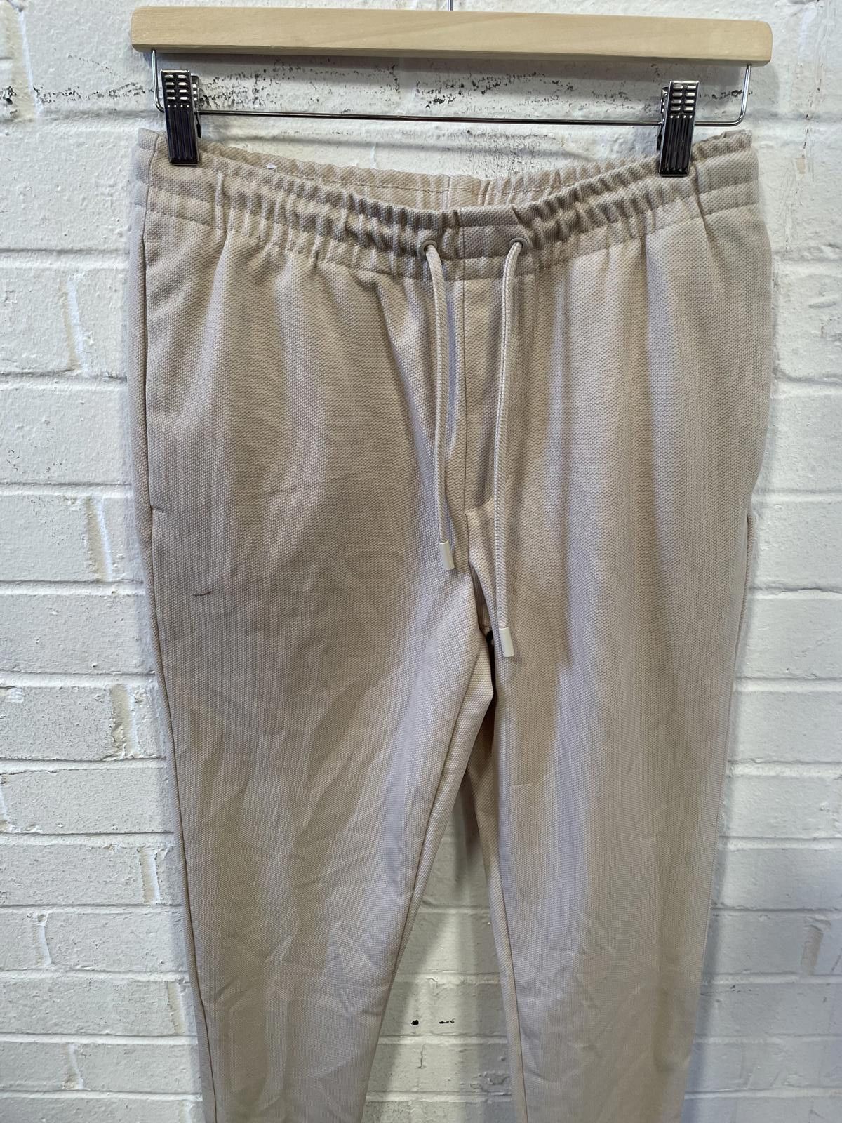 Unknown London Men's Beige Casual Drawstring Pants Size US 32 / EU 48 - 2 Thumbnail