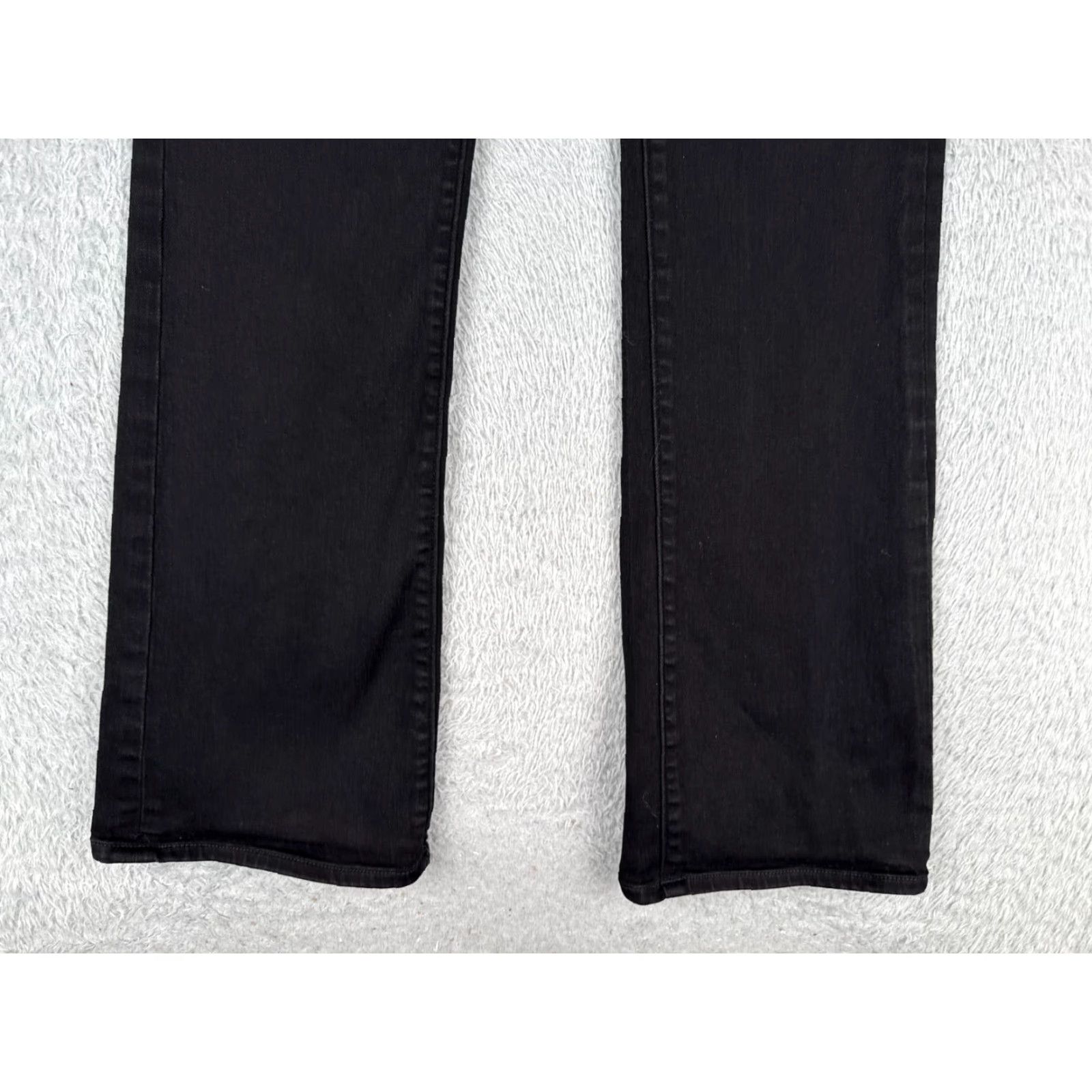 Lands' End Lands' End Jeans Women's 4 Black Mid Rise Bootcut Cotton Blend Zip Fly 26x31 Size 27" / US 4 / IT 40 - 2 Thumbnail