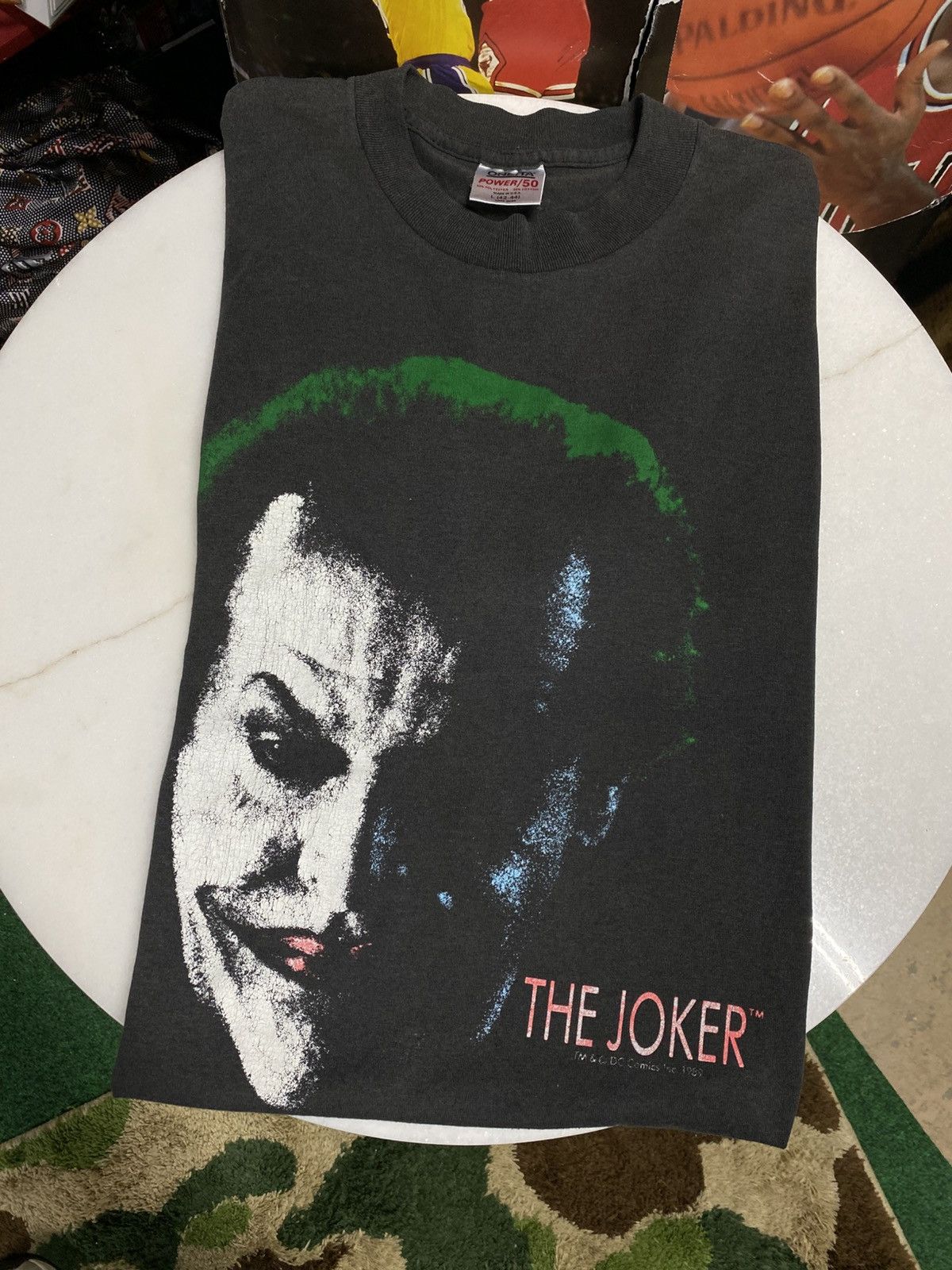 DC Comics × Vintage Vintage 80’s Joker Jack Nicholson Tee Shirt Medium Size US M / EU 48-50 / 2 - 3 Thumbnail