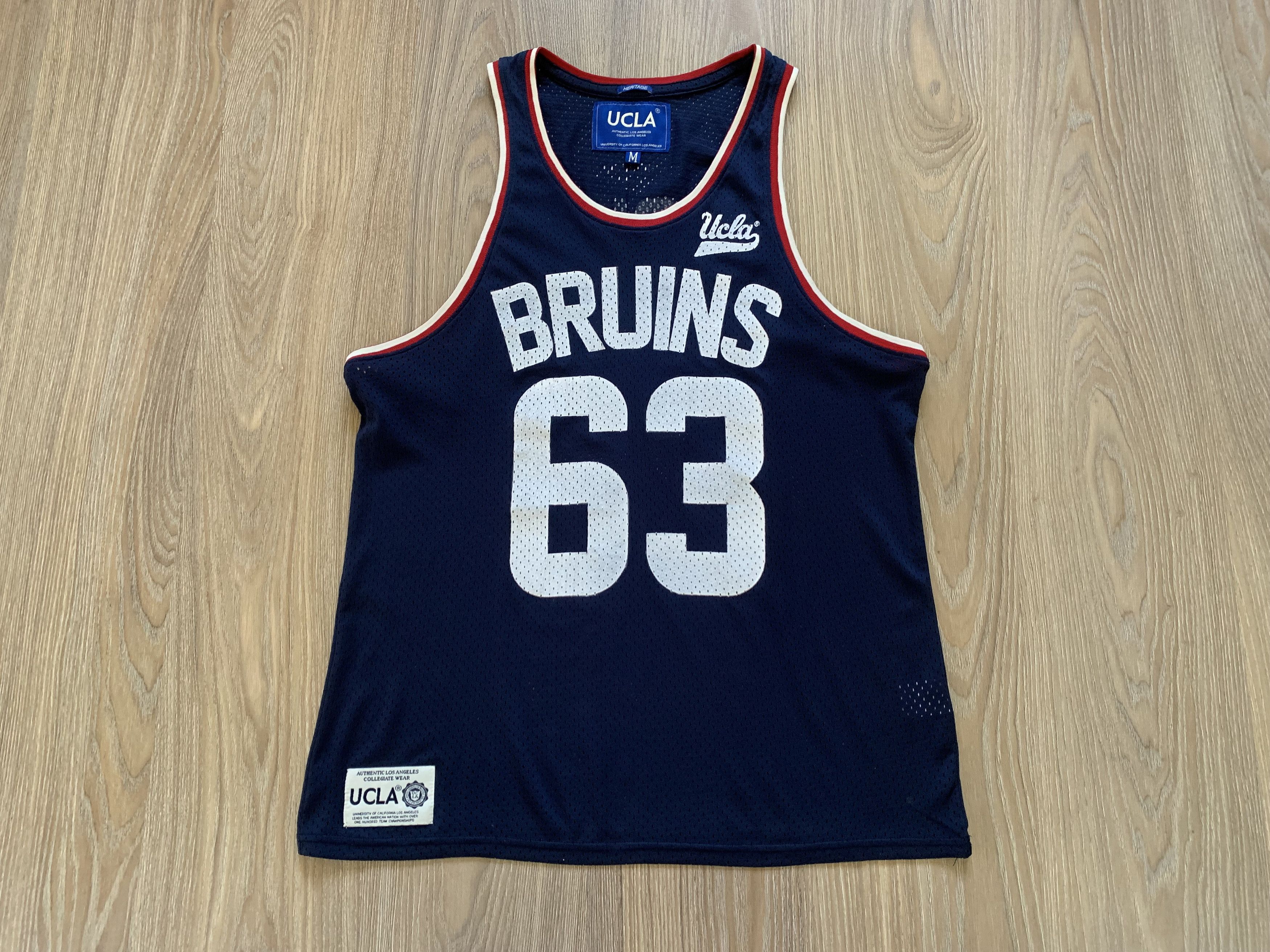 Other Vintage UCLA Bruins 63 Mesh Basketball Jersey Size US M / EU 48-50 / 2 - 2 Thumbnail