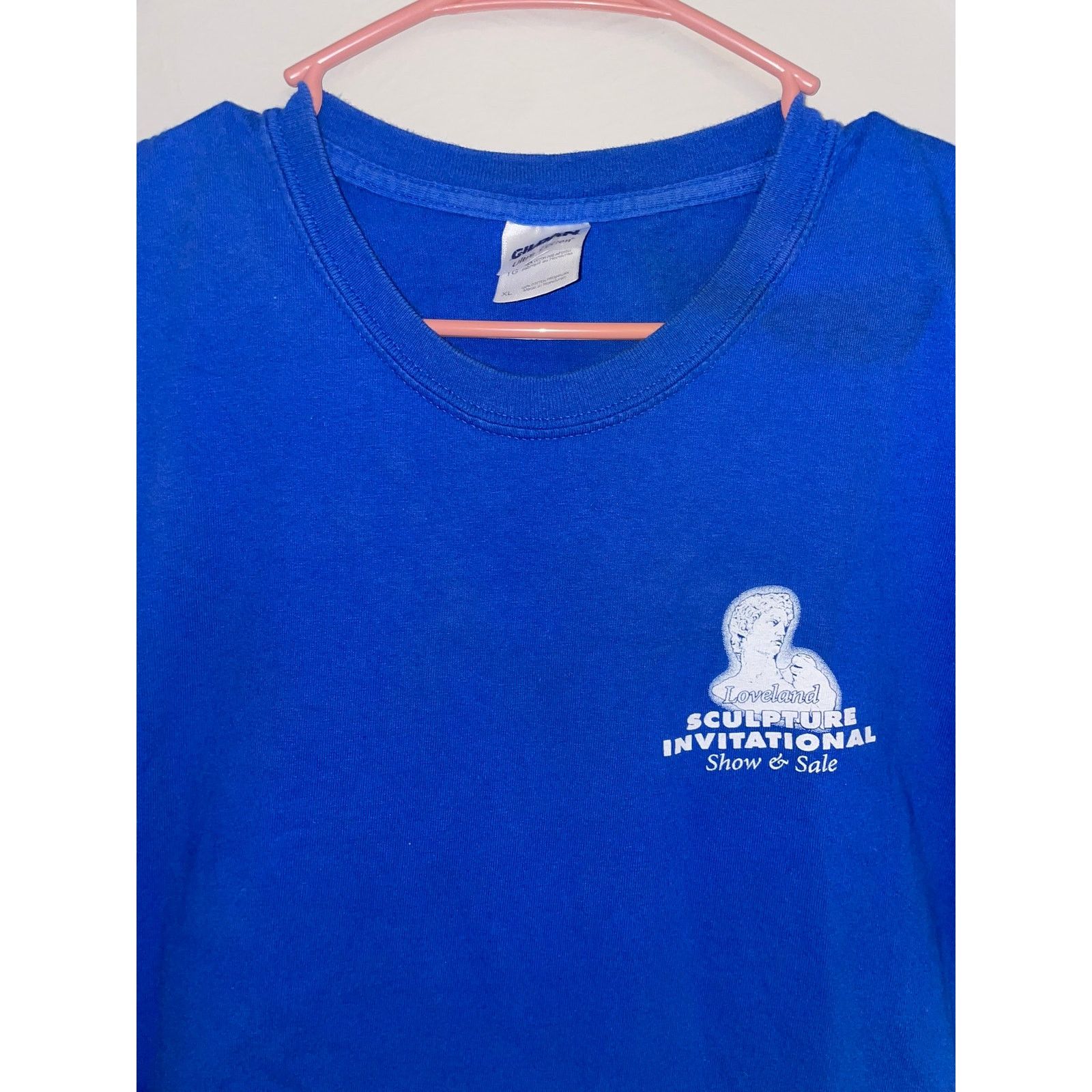 Gildan Y2K Loveland Sculpture Invitational Show Art Artwork Shirt Size US XL / EU 56 / 4 - 2 Thumbnail