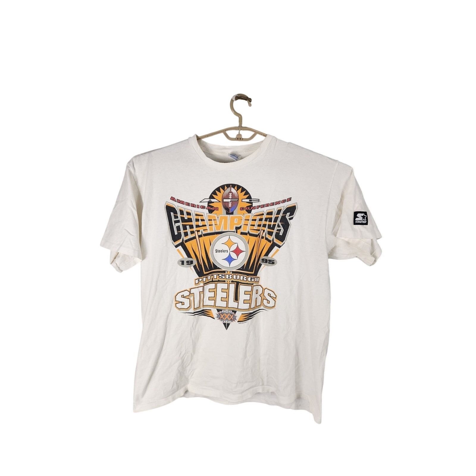 Starter Vintage 1995 Starter Pittsburgh Steelers T men's XL Size US XL / EU 56 / 4 - 1 Thumbnail
