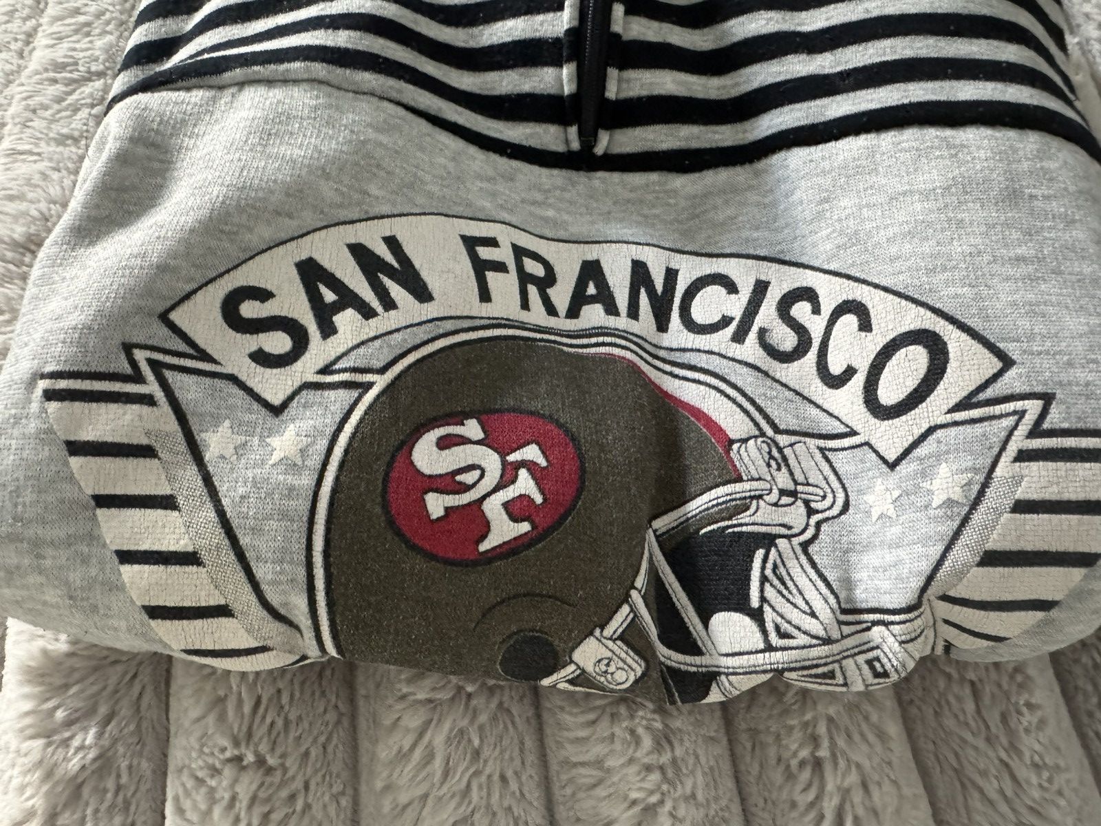 NFL vintage 90s 49ers san francisco zip sweater super bowl Size US XL / EU 56 / 4 - 6 Thumbnail