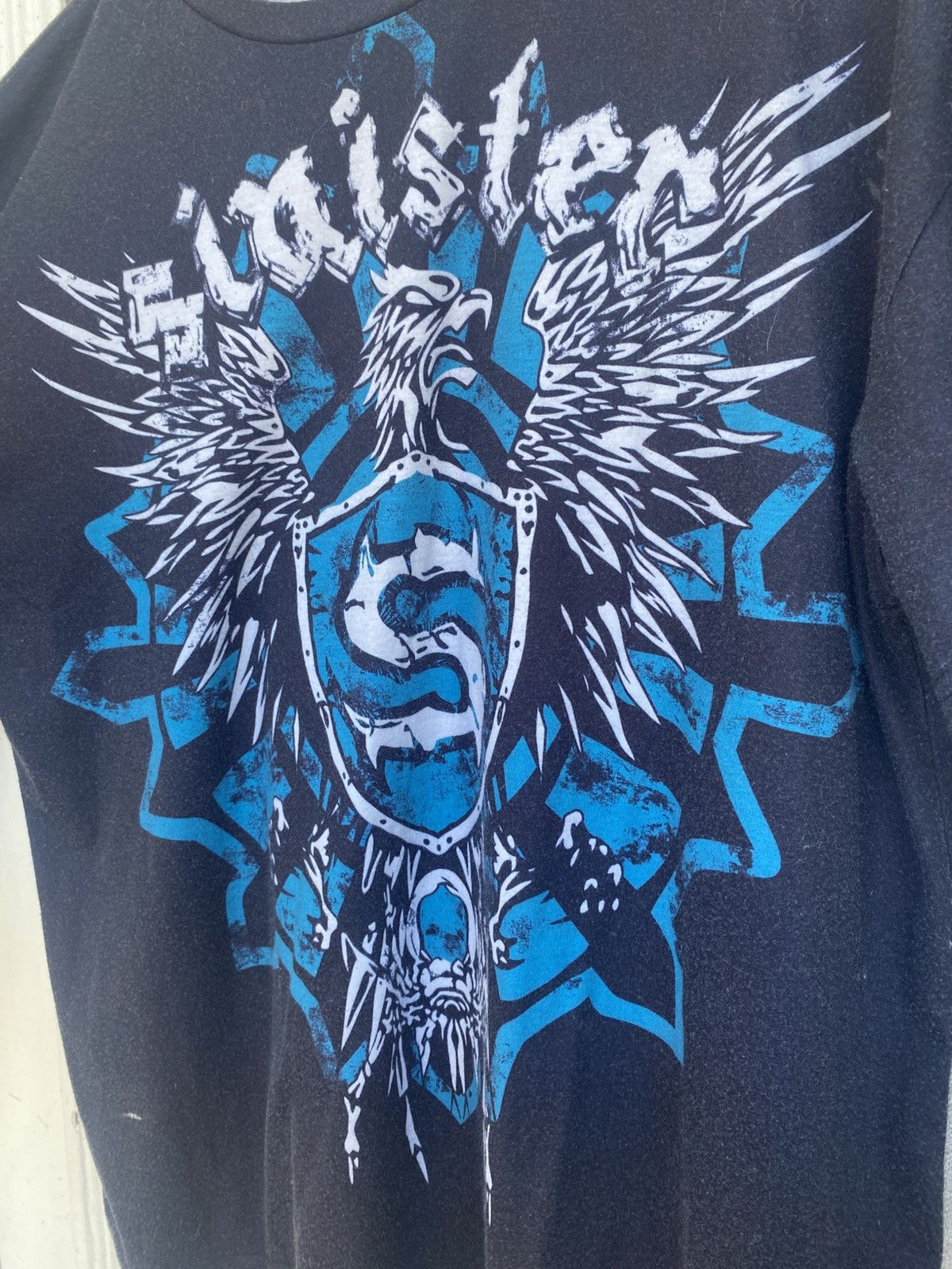 Affliction × JNCO × Southpole insane tribal poem y2k skull longsleeve shirt Size US M / EU 48-50 / 2 - 4 Thumbnail