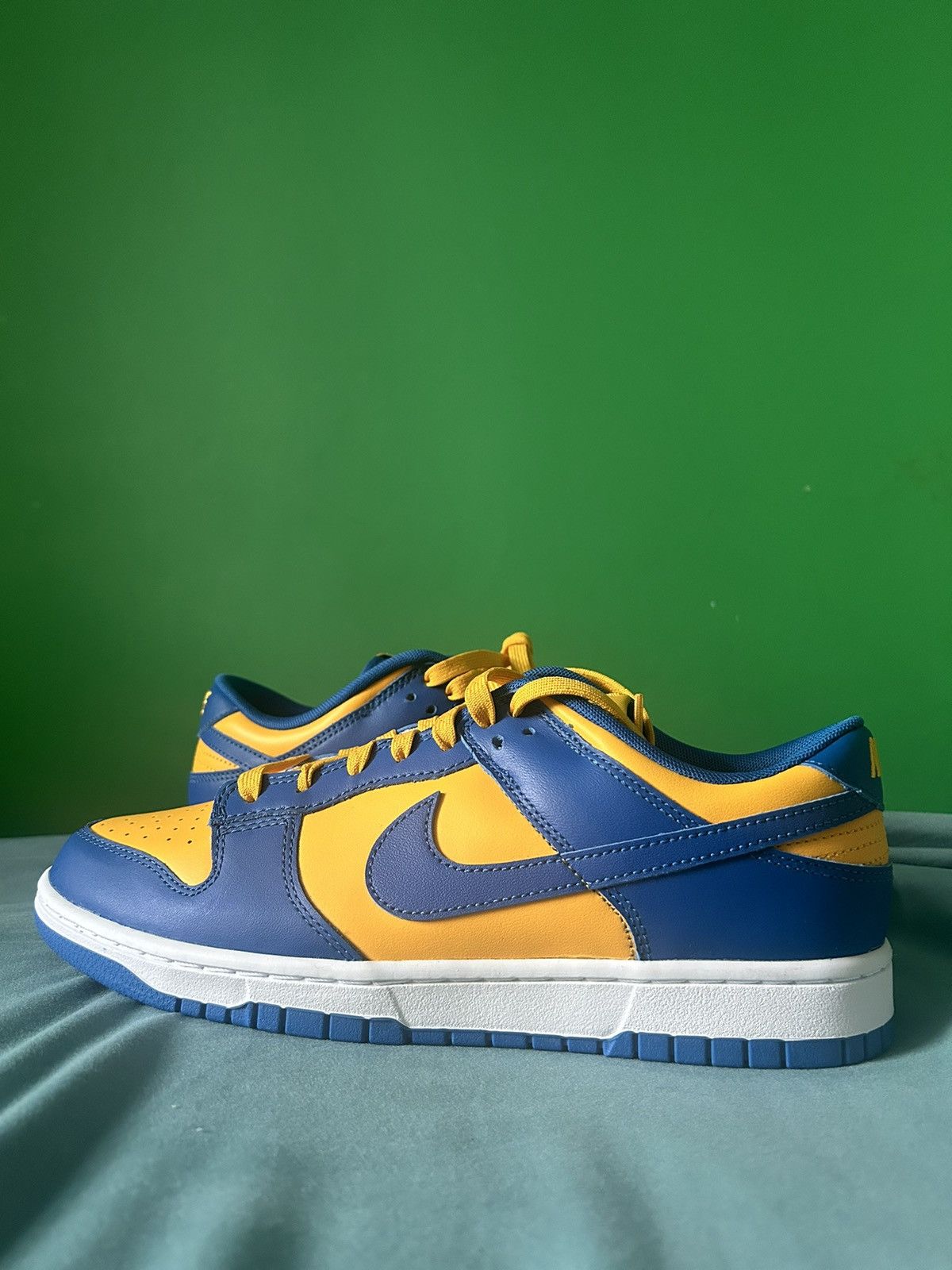 image of Nike Dunk Low Ucla 2022 Shoes in Blue, Men's (Size 10)