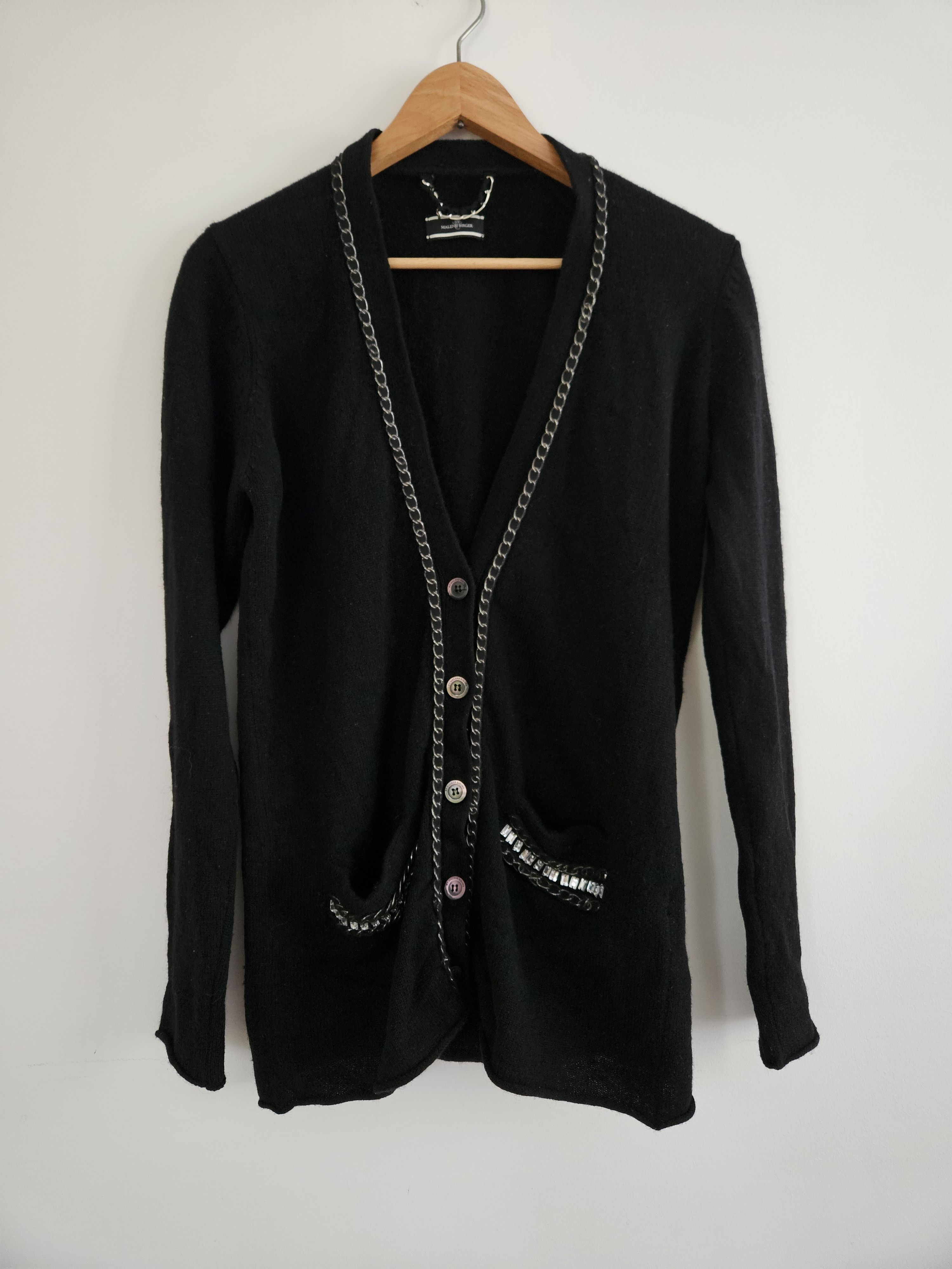 By Malene Birger black by Malene Birger Wool cardigan oldmoney Size S / US 4 / IT 40 - 3 Thumbnail