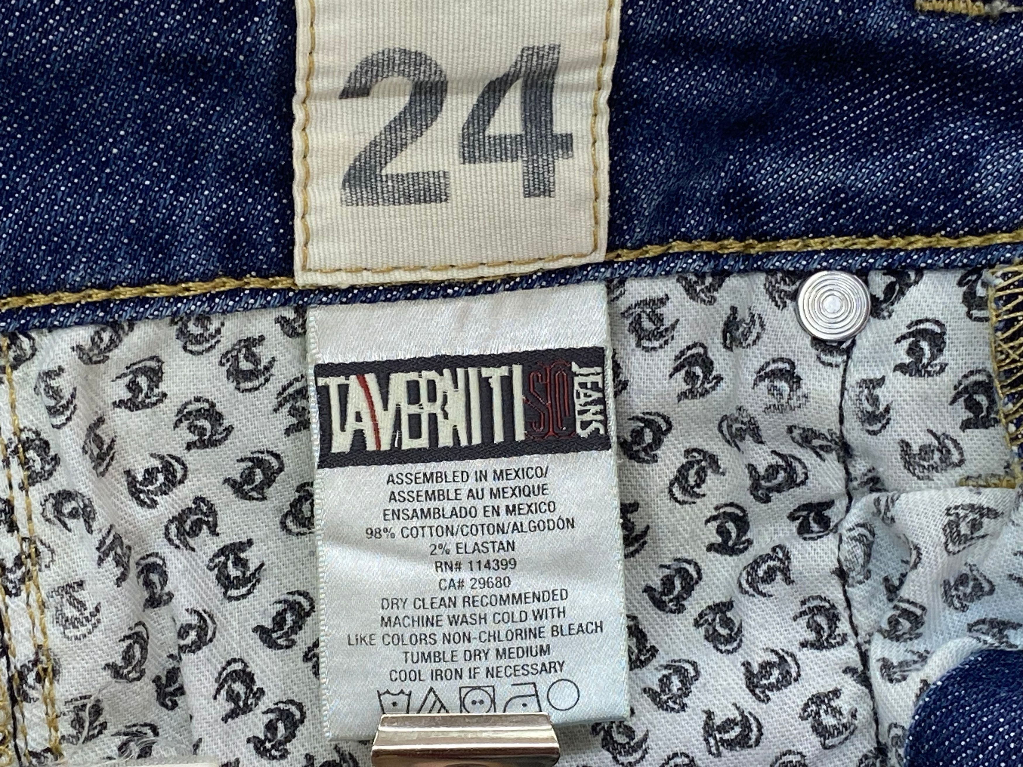Designer × Jimmy Taverniti × Taverniti Taverniti Jeans Denim by Jimmy Taverniti Cropped Jeans Pants Size 24" / US 00 / IT 34 - 10 Thumbnail