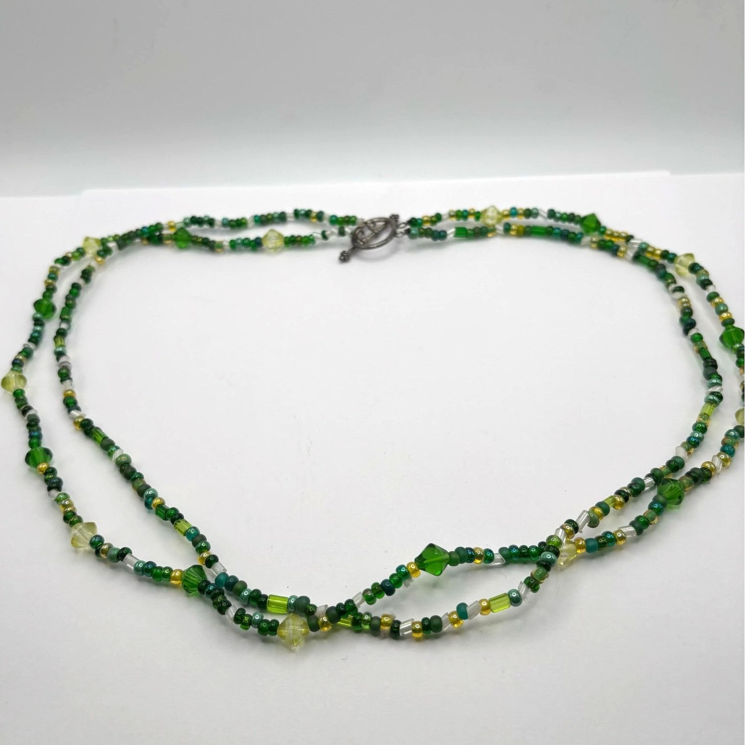 Other Green Beaded Layered Necklace Size ONE SIZE - 5 Thumbnail