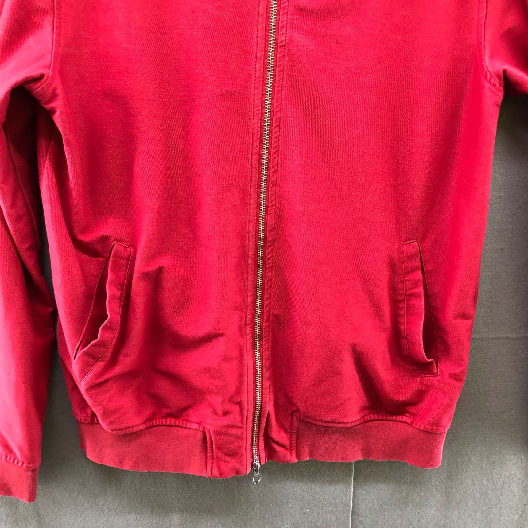 Vintage VINTAGE Frank & Oak Sweatshirt Men M Red Full Zip Stand Collar Cotton Blend Fleece Size US M / EU 48-50 / 2 - 5 Thumbnail
