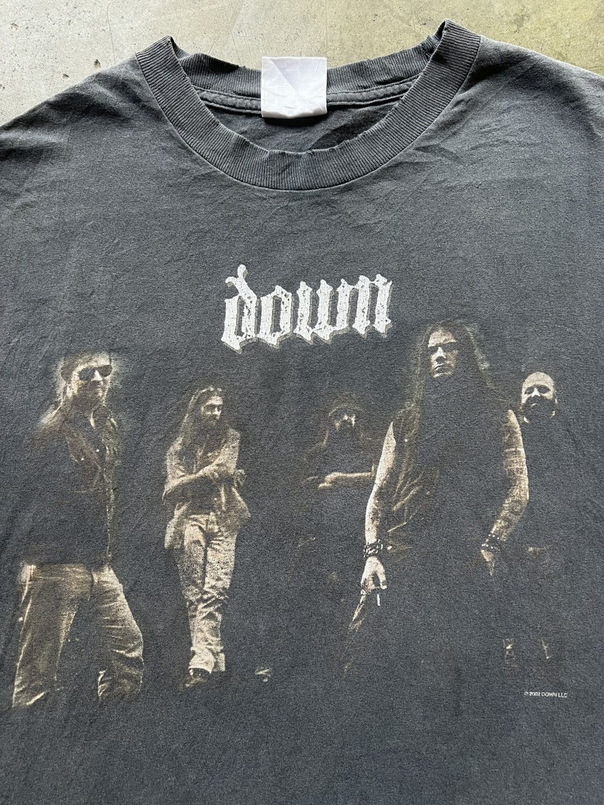 Vintage 2002 Down Band Tee Shirt Tour Pantera Crowbar Metal Melvins Size US XL / EU 56 / 4 - 3 Thumbnail